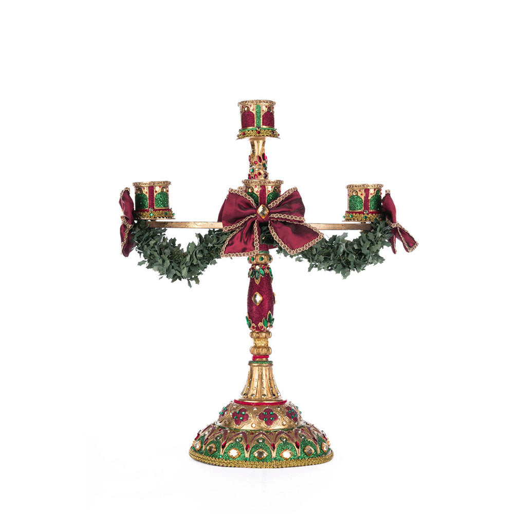 Christmas Castle Candelabra by Katherine&amp;#39;s Collection