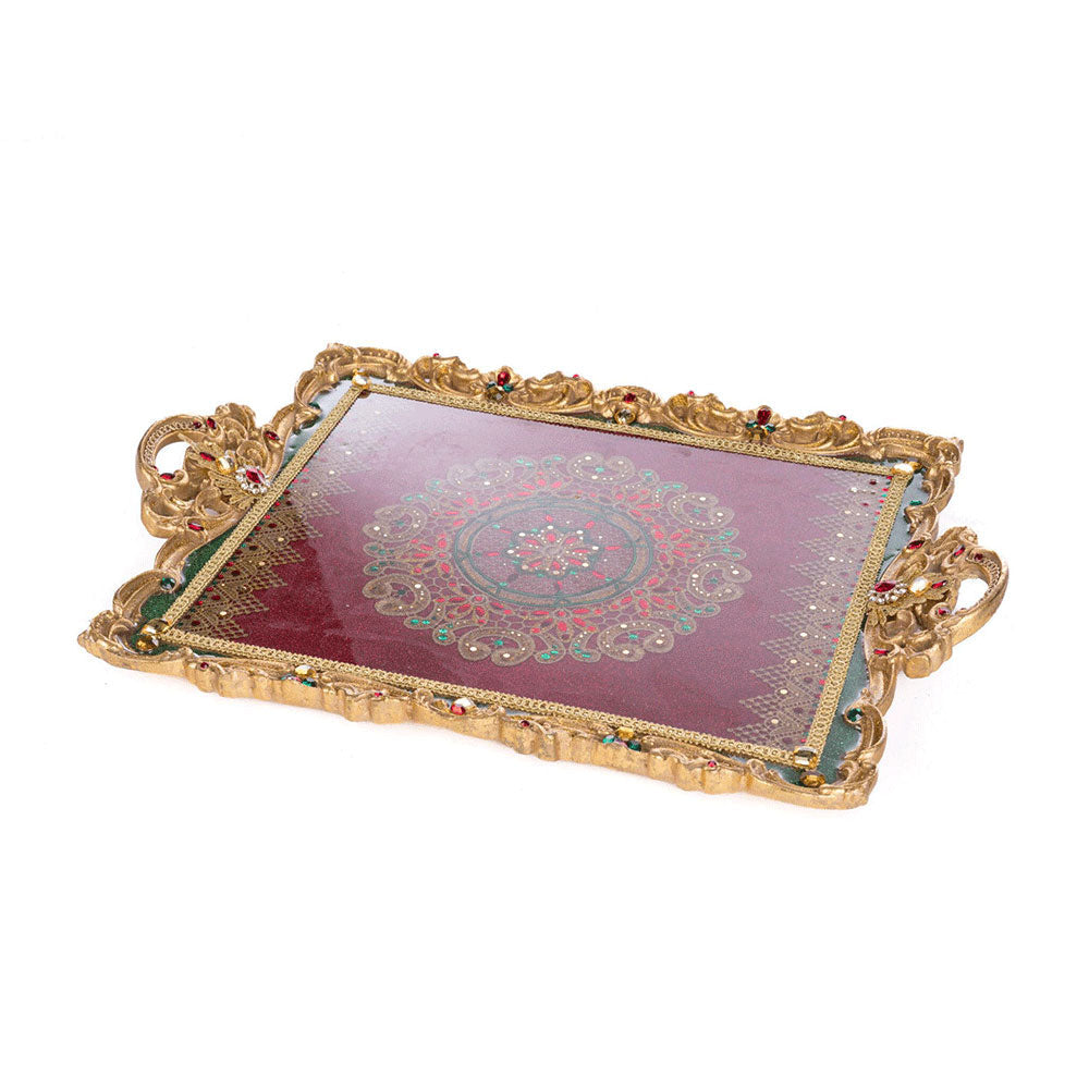 Christmas Castle Serving Tray by Katherine&amp;#39;s Collection