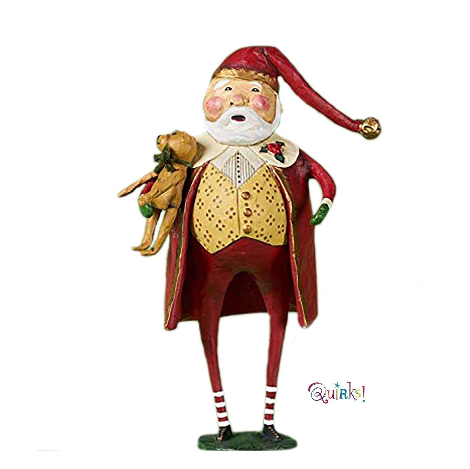 Christmas Cheer Santa Lori Mitchell Figurine - RETIRED