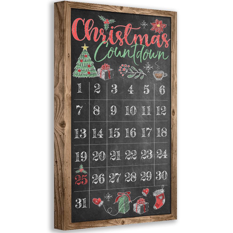 Christmas Countdown - Canvas
