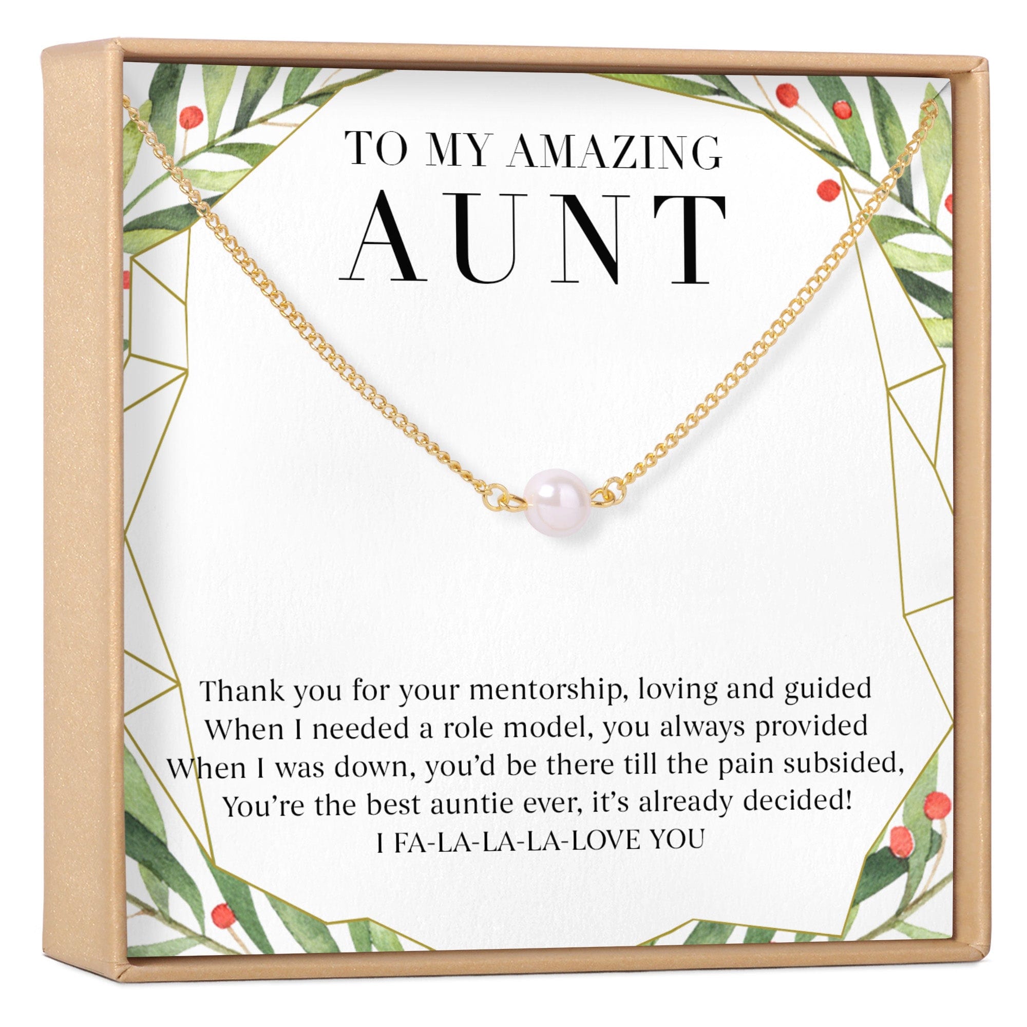 Christmas Gift for Aunt Necklace, Multiple Styles