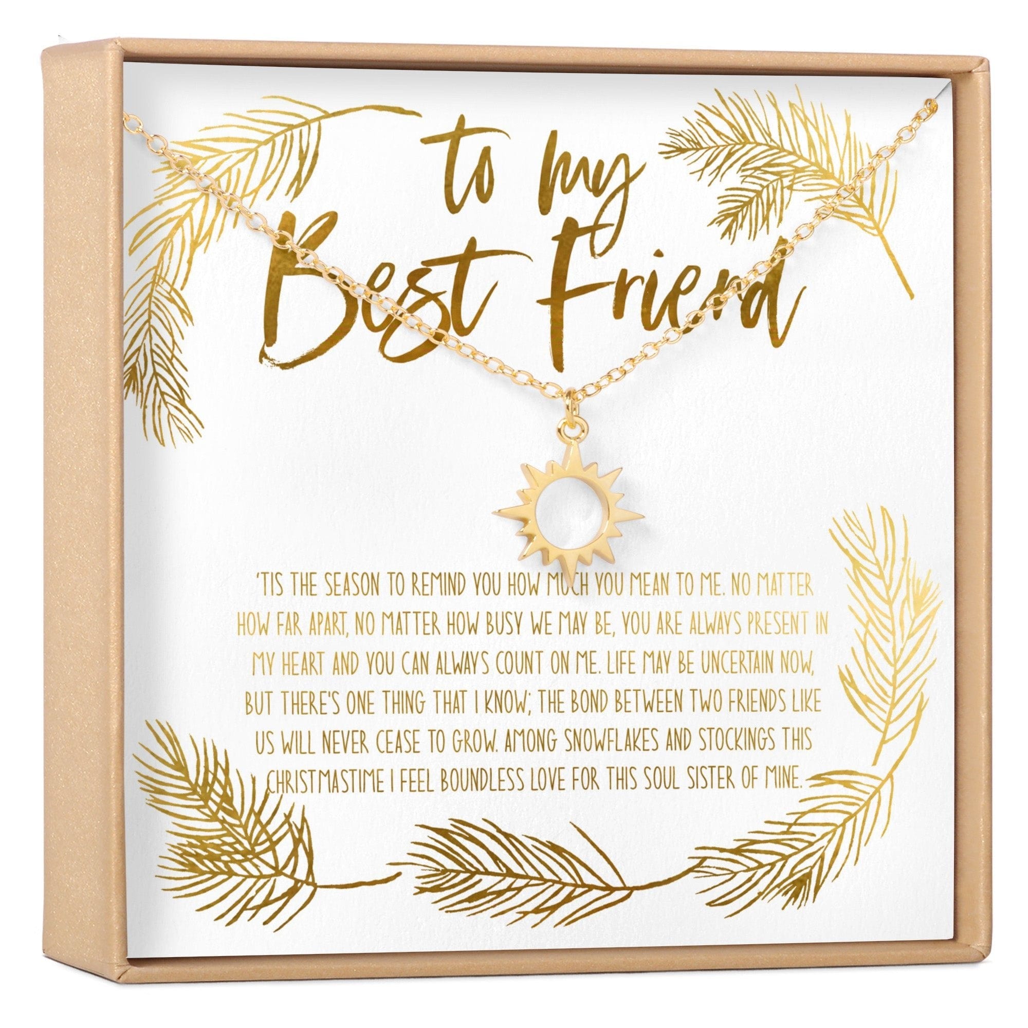 Christmas Gift for Best Friend Necklace, Multiple Styles