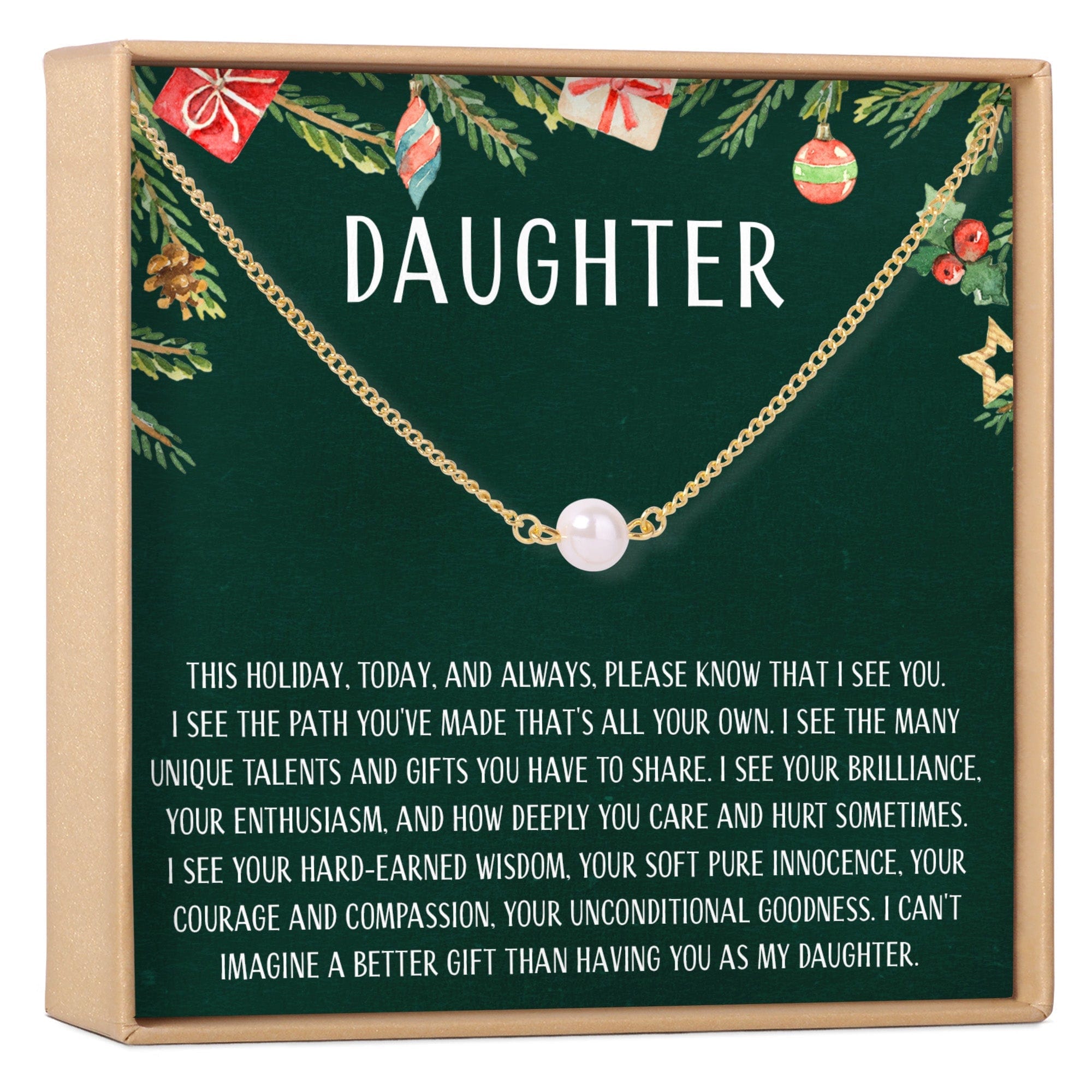 Christmas Gift for Daughter Necklace, Multiple Styles