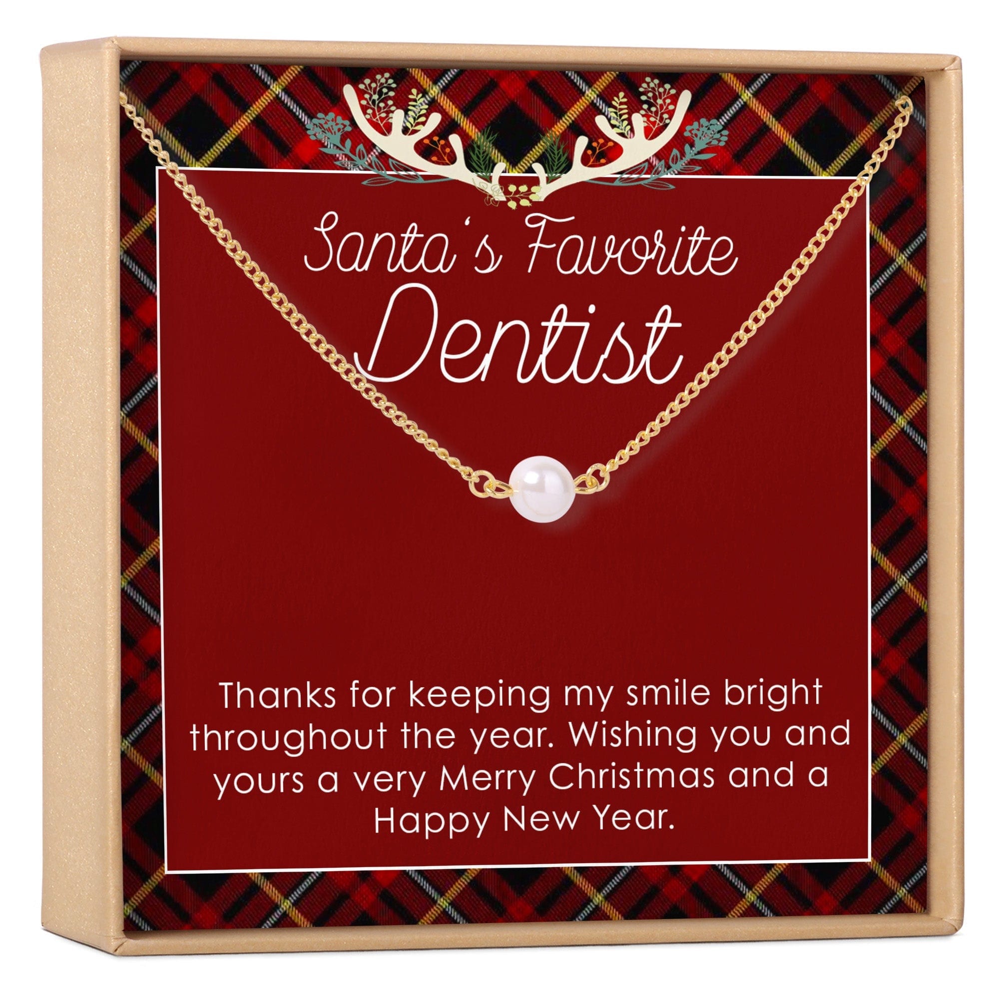 Christmas Gift for Dentist Pearl Necklace