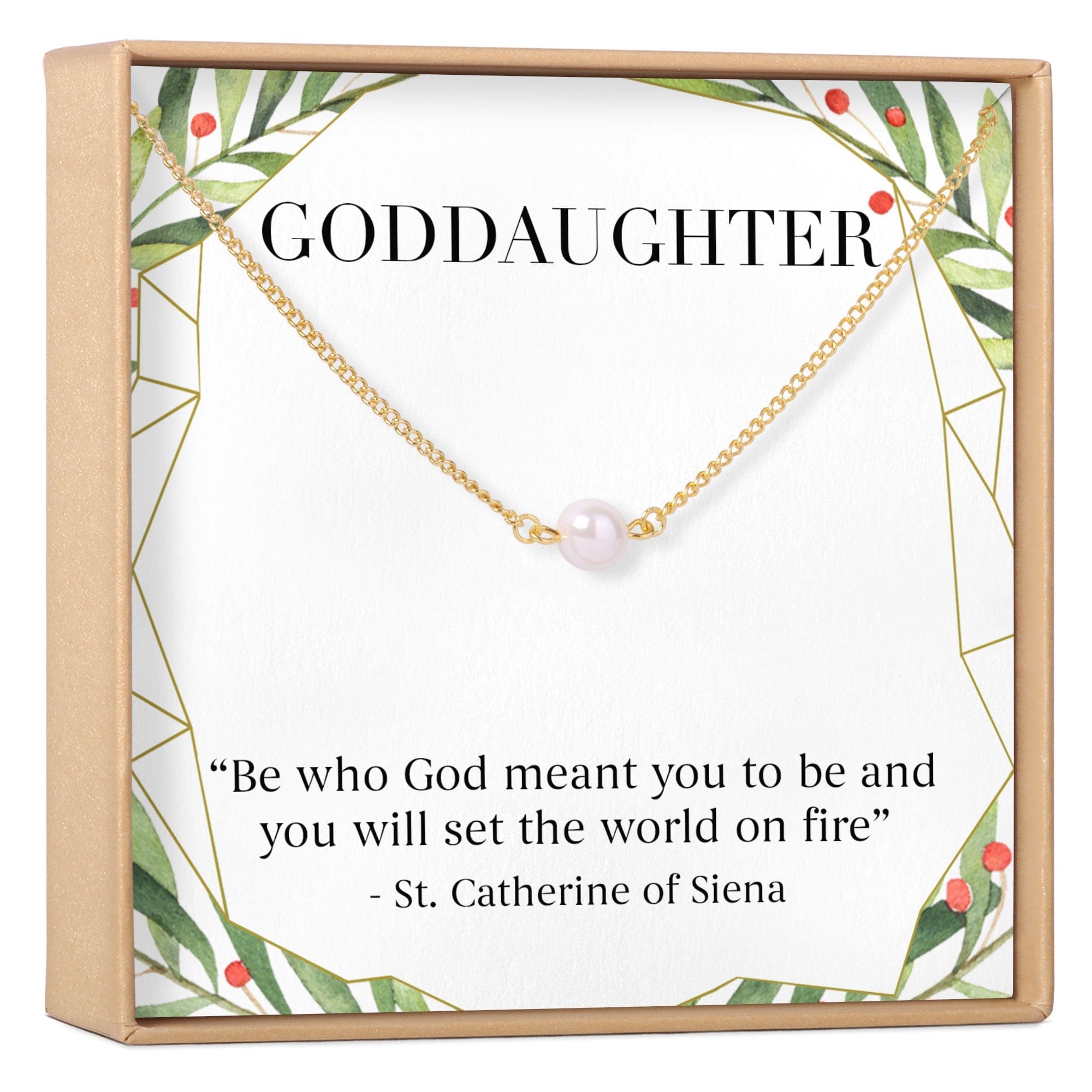 Christmas Gift for Goddaughter Pearl Necklace