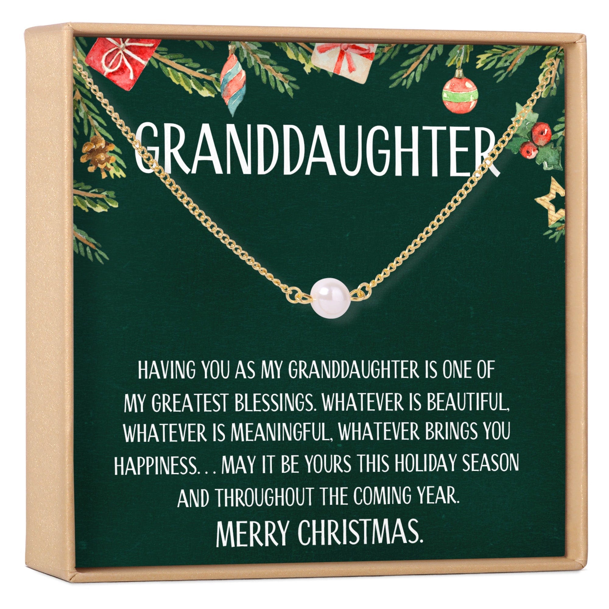 Christmas Gift for Granddaughter Necklace, Multiple Styles
