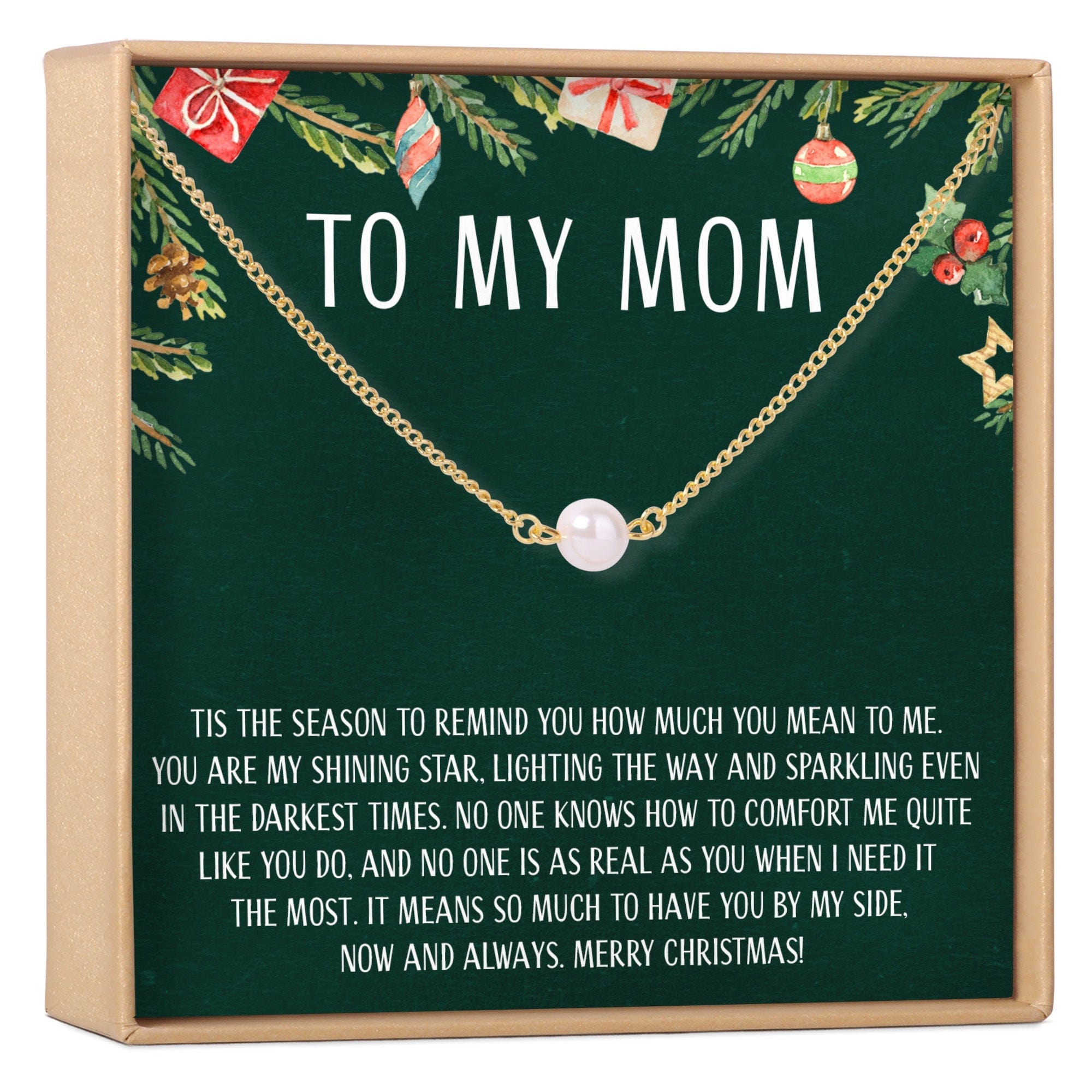 CHRISTMAS GIFT FOR MOM NECKLACE, MULTIPLE STYLES