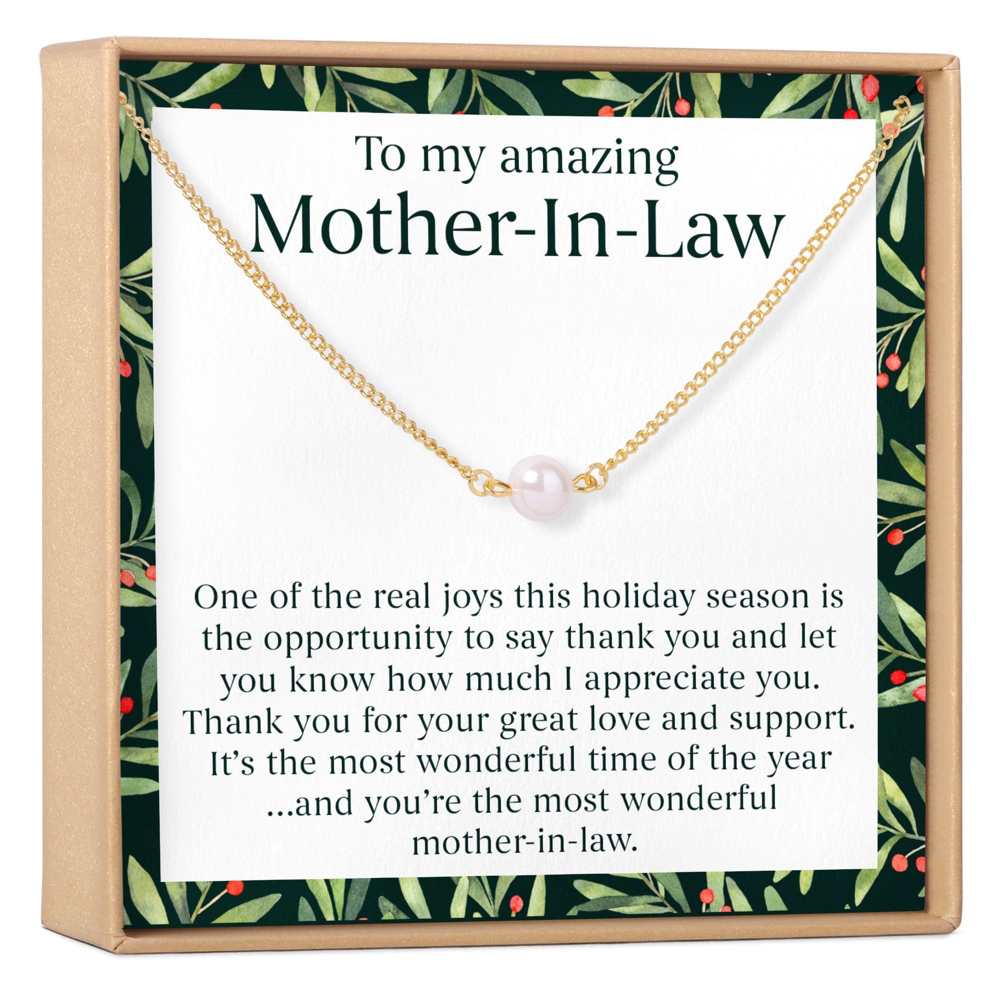 Christmas Gift for Mother in Law Necklace, Multiple Styles