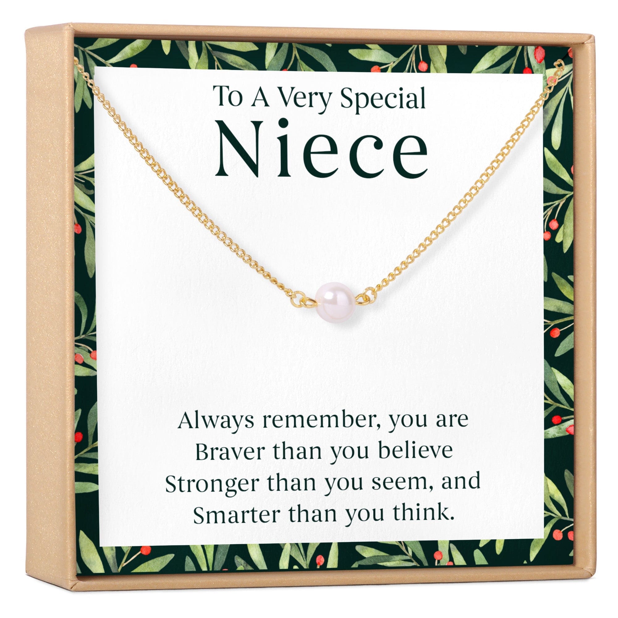 Christmas Gift for Niece Pearl Necklace