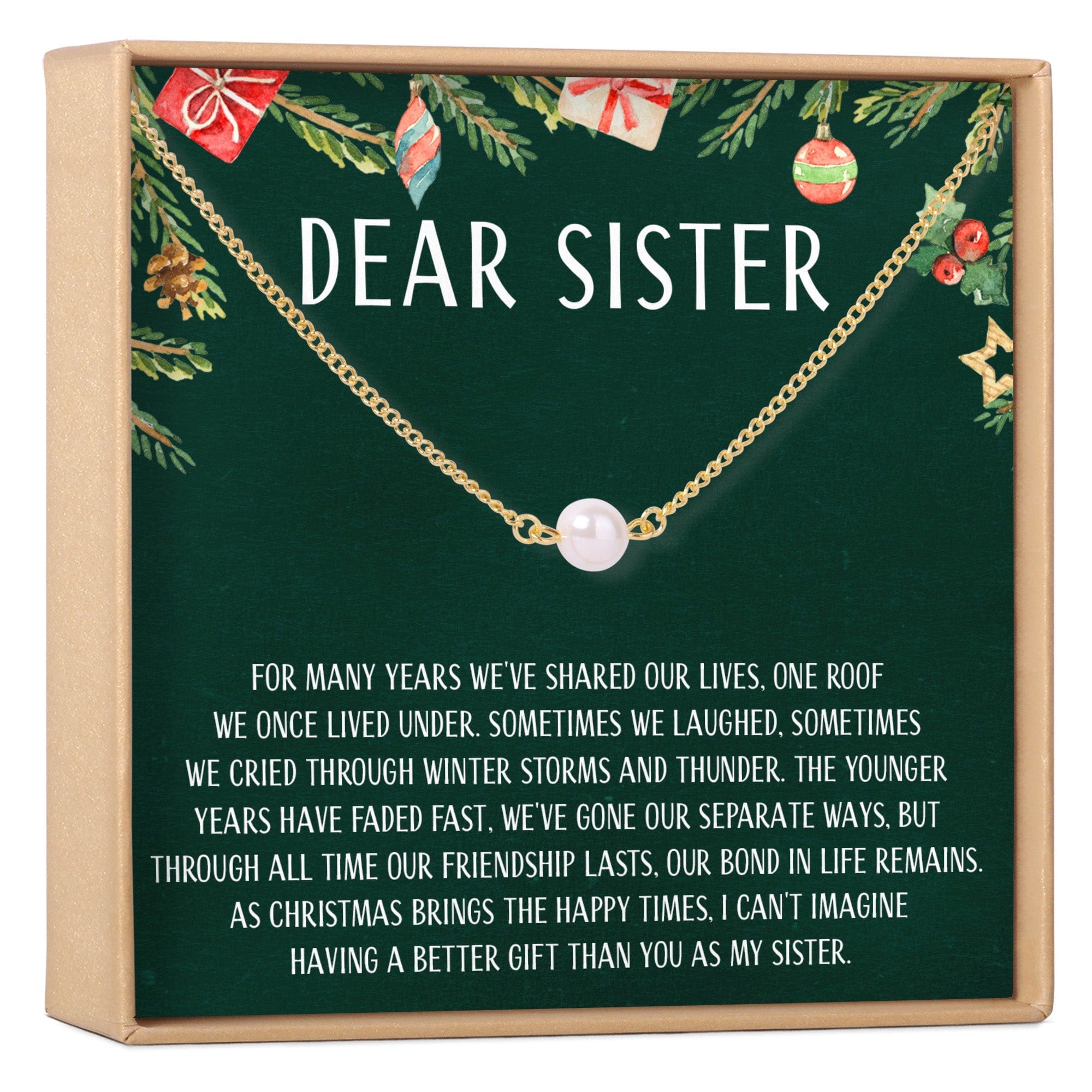 Christmas Gift for Sister Necklace, Multiple Styles