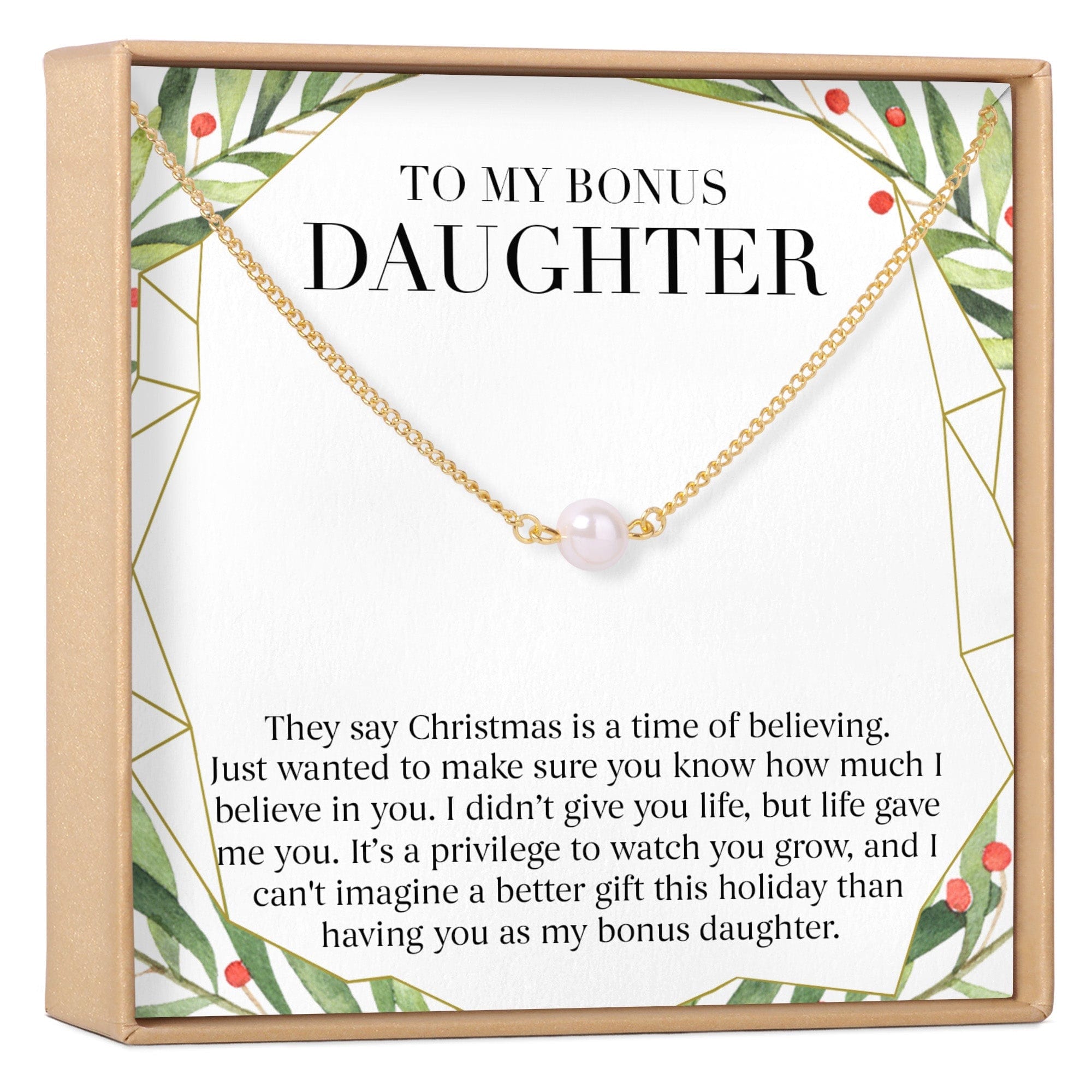 Christmas Gift for Stepdaughter Necklace, Multiple Styles