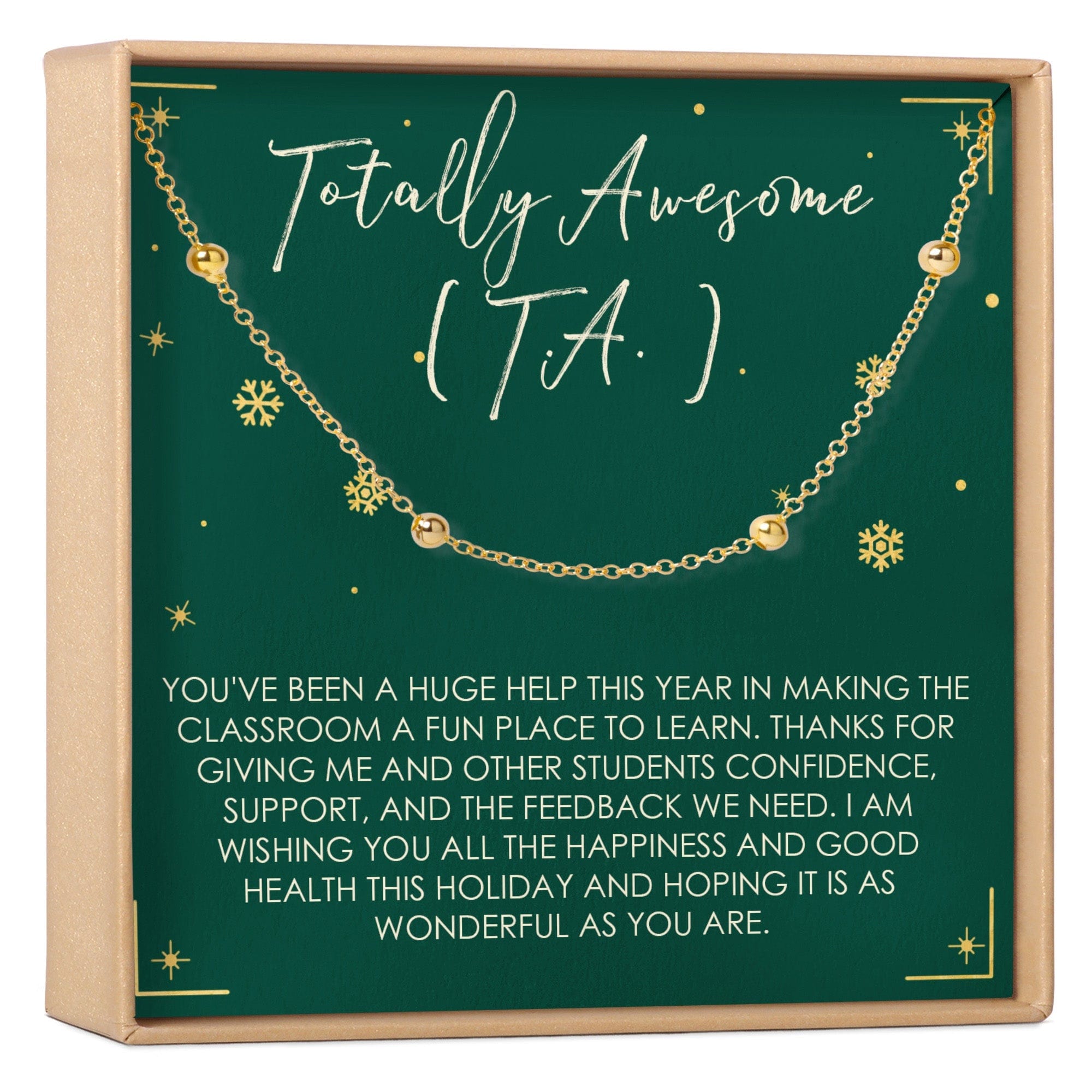 Christmas Gift for Teaching Assistant Dot Bracelet Bracelet