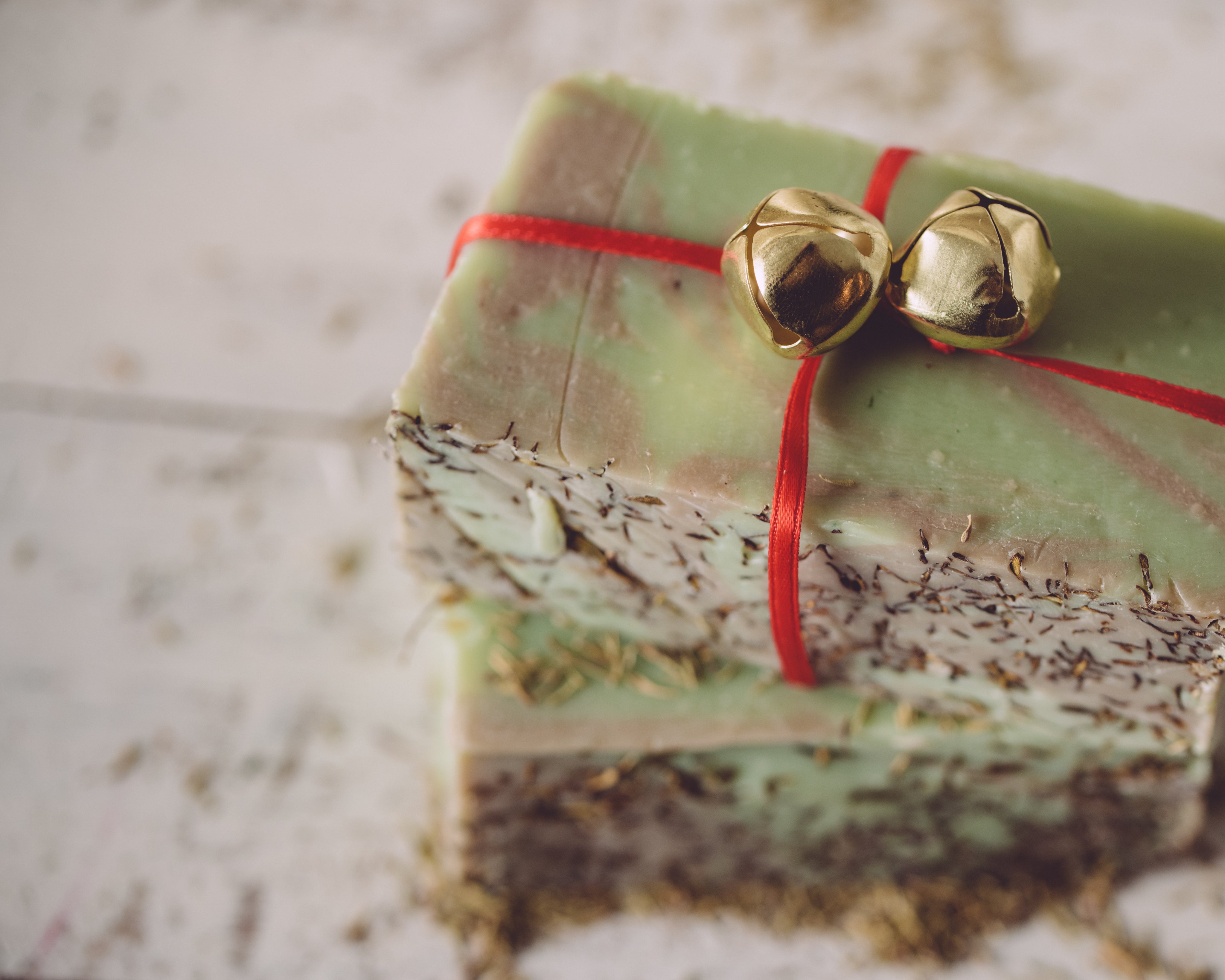Christmas Thyme Organic Handmade Soap - Close your eyes and it&amp;#39;s Christmas!