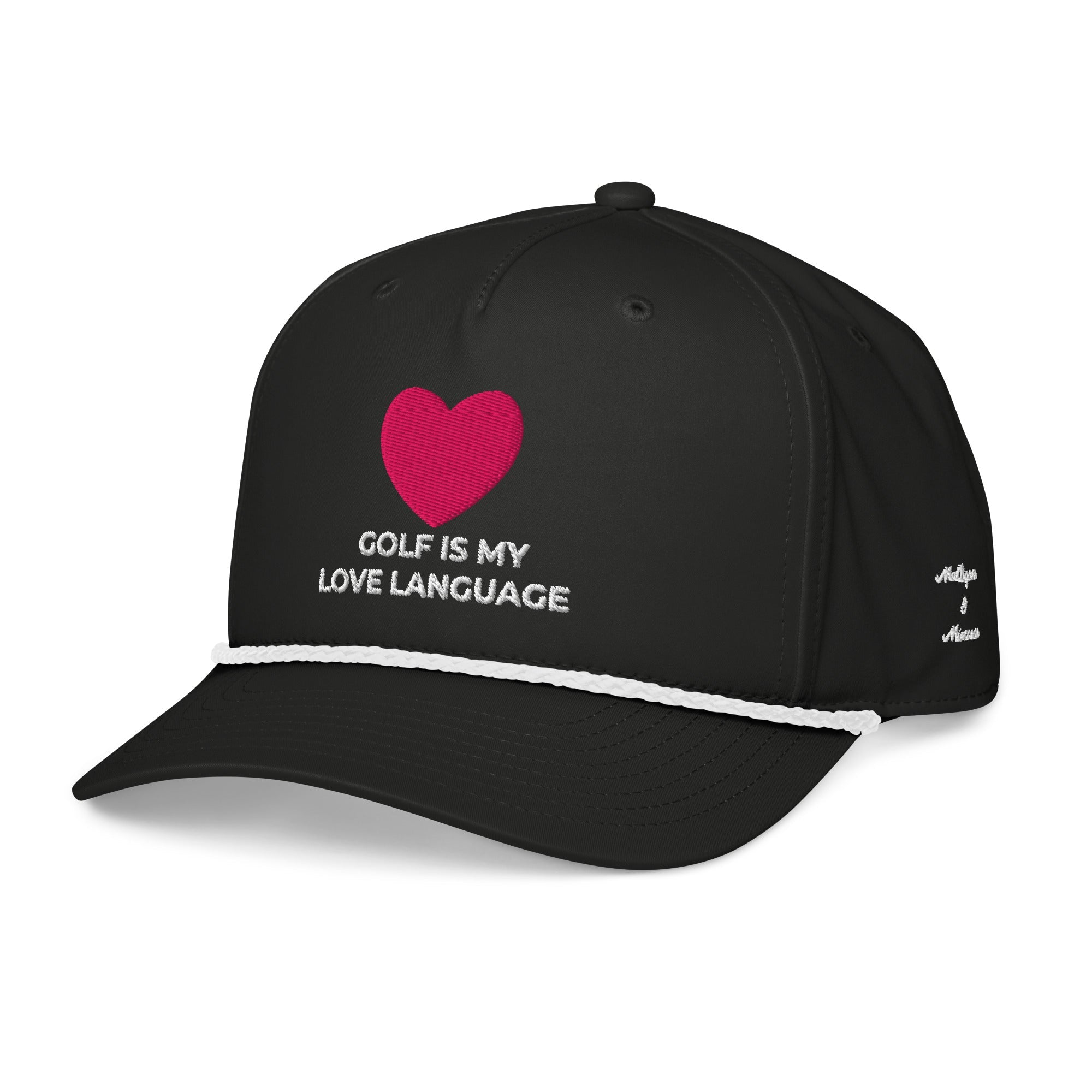 Golf Is My Love Language Embroidered Rope Hat for Women