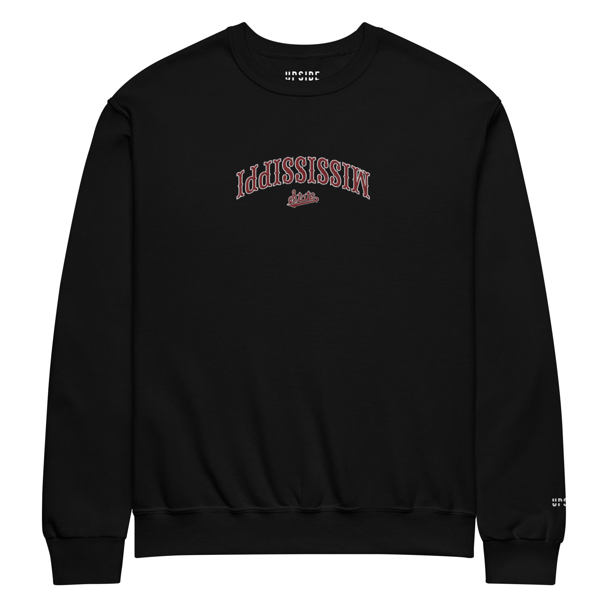 Mississippi State Embroidered Crewneck