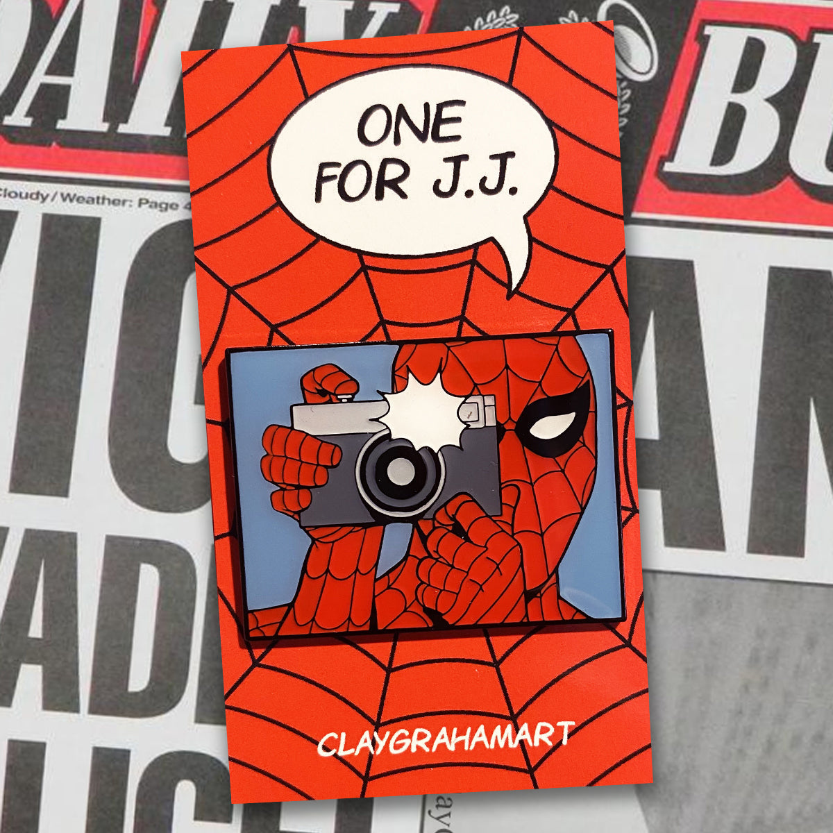One For JJ 1.75&amp;quot; Soft Enamel Pin