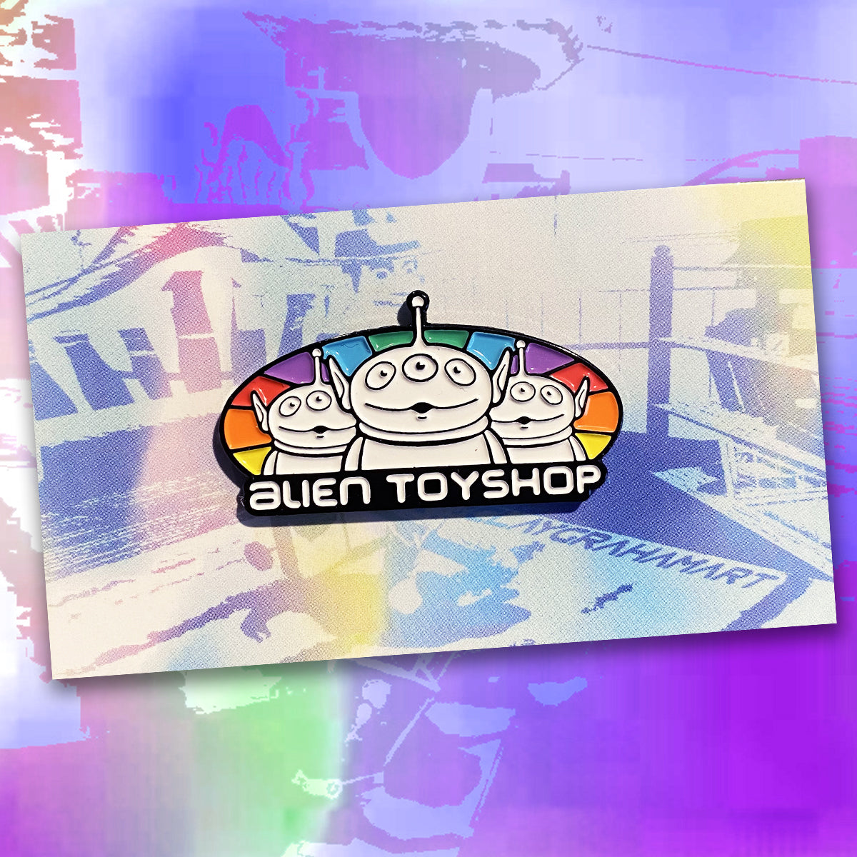 Alien Toyshop 1.75&amp;quot; Soft Enamel Pin