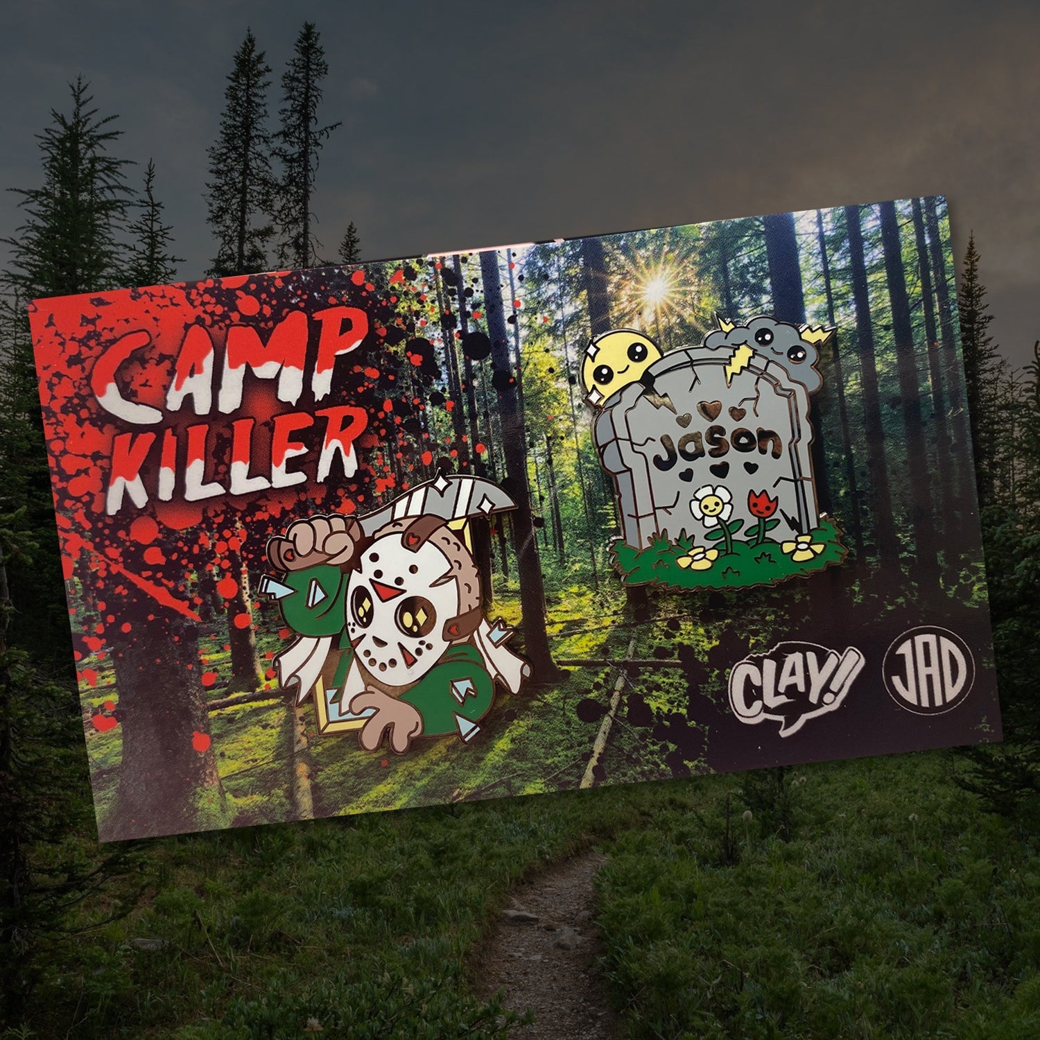 Camp Killer 1.5&amp;quot; Enamel Pin Set