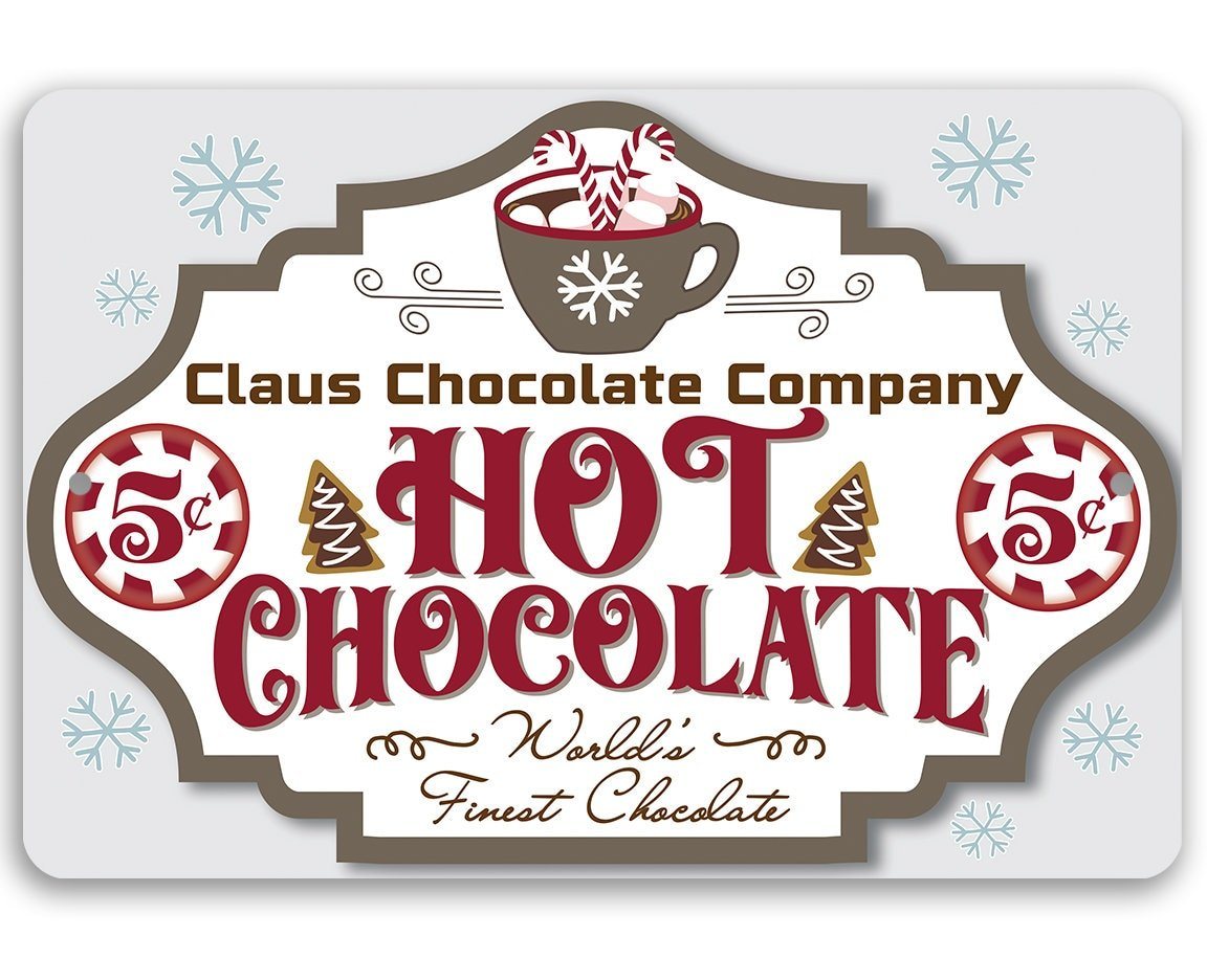 CLAUS CHOCOLATE COMPANY - METAL SIGN
