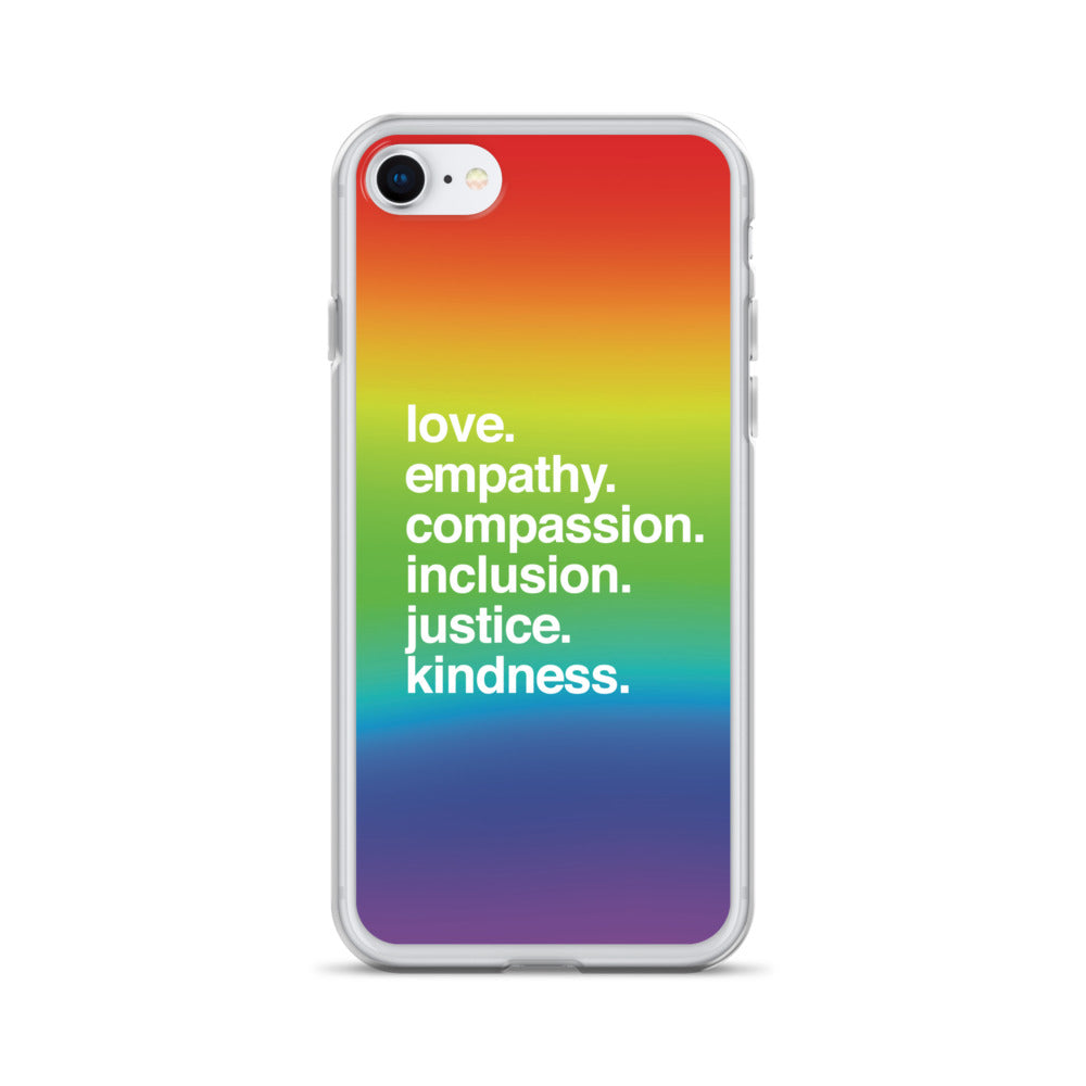 &amp;#39;Kindness Is&amp;#39; Pride iPhone Case