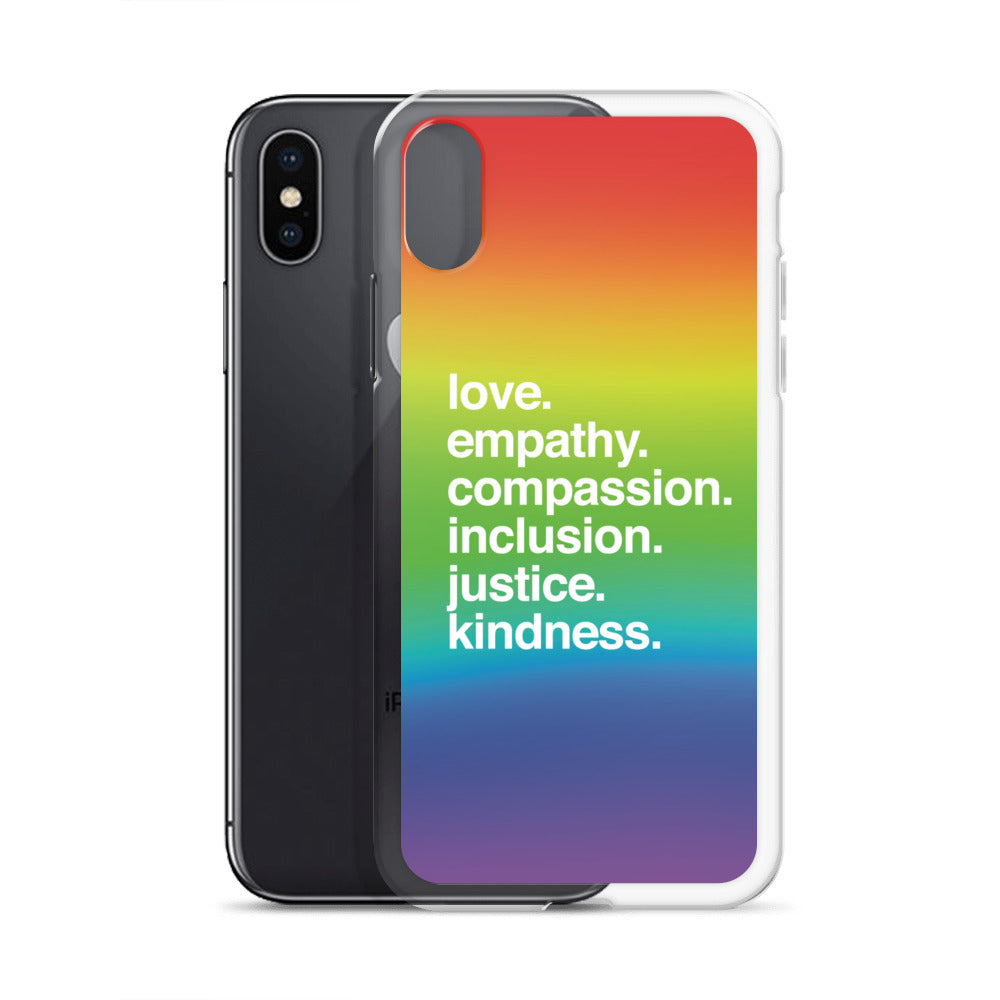 'Kindness Is' Pride iPhone Case