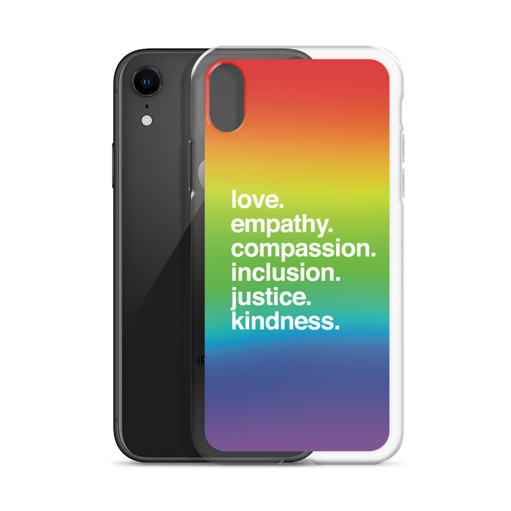 'Kindness Is' Pride iPhone Case