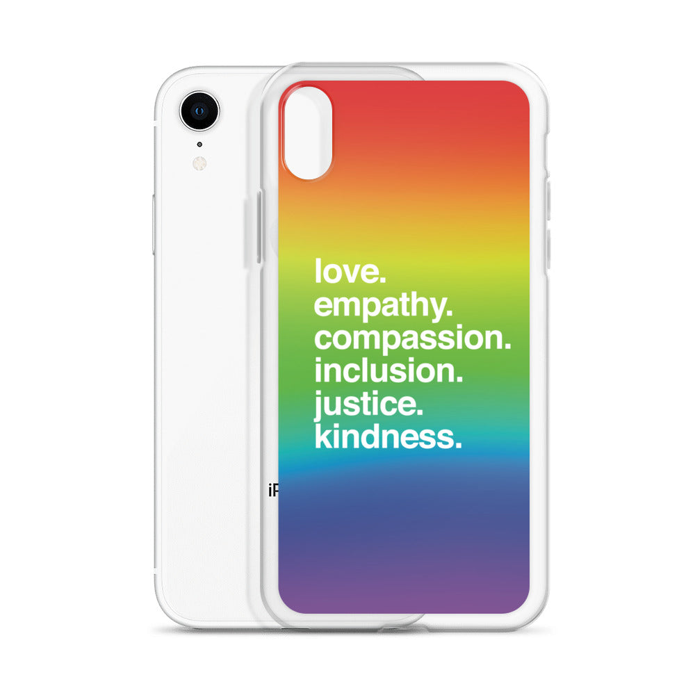 'Kindness Is' Pride iPhone Case
