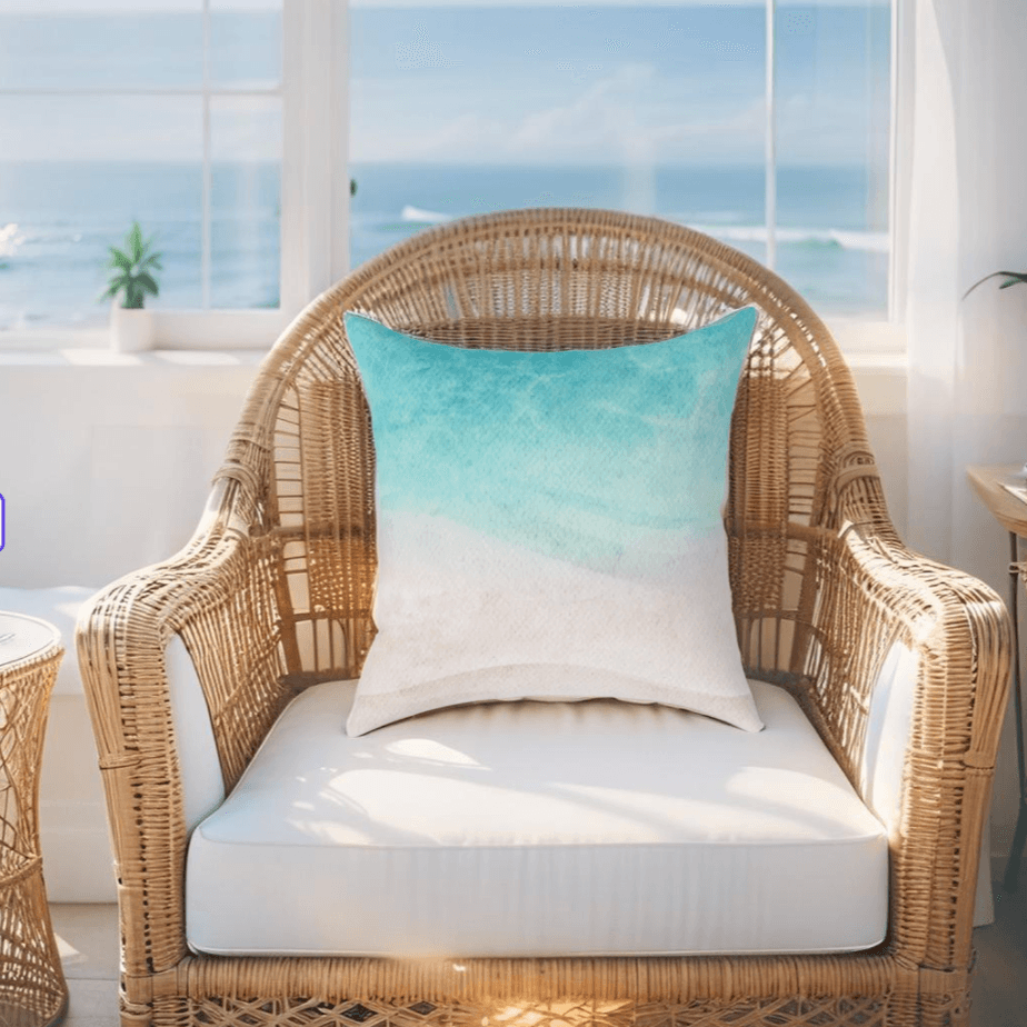 Beach Throw Pillow