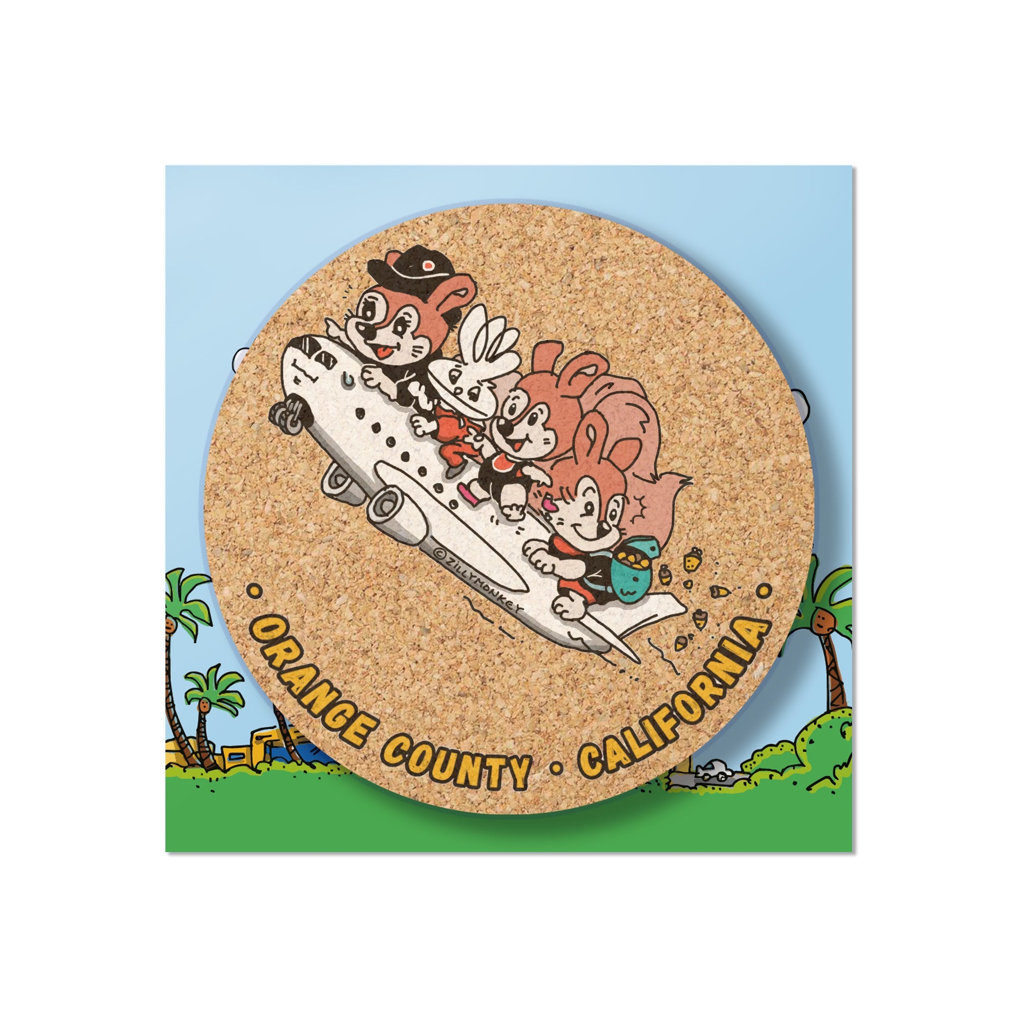 ZillyTales Coaster - Runway Rumble, Orange County Edition