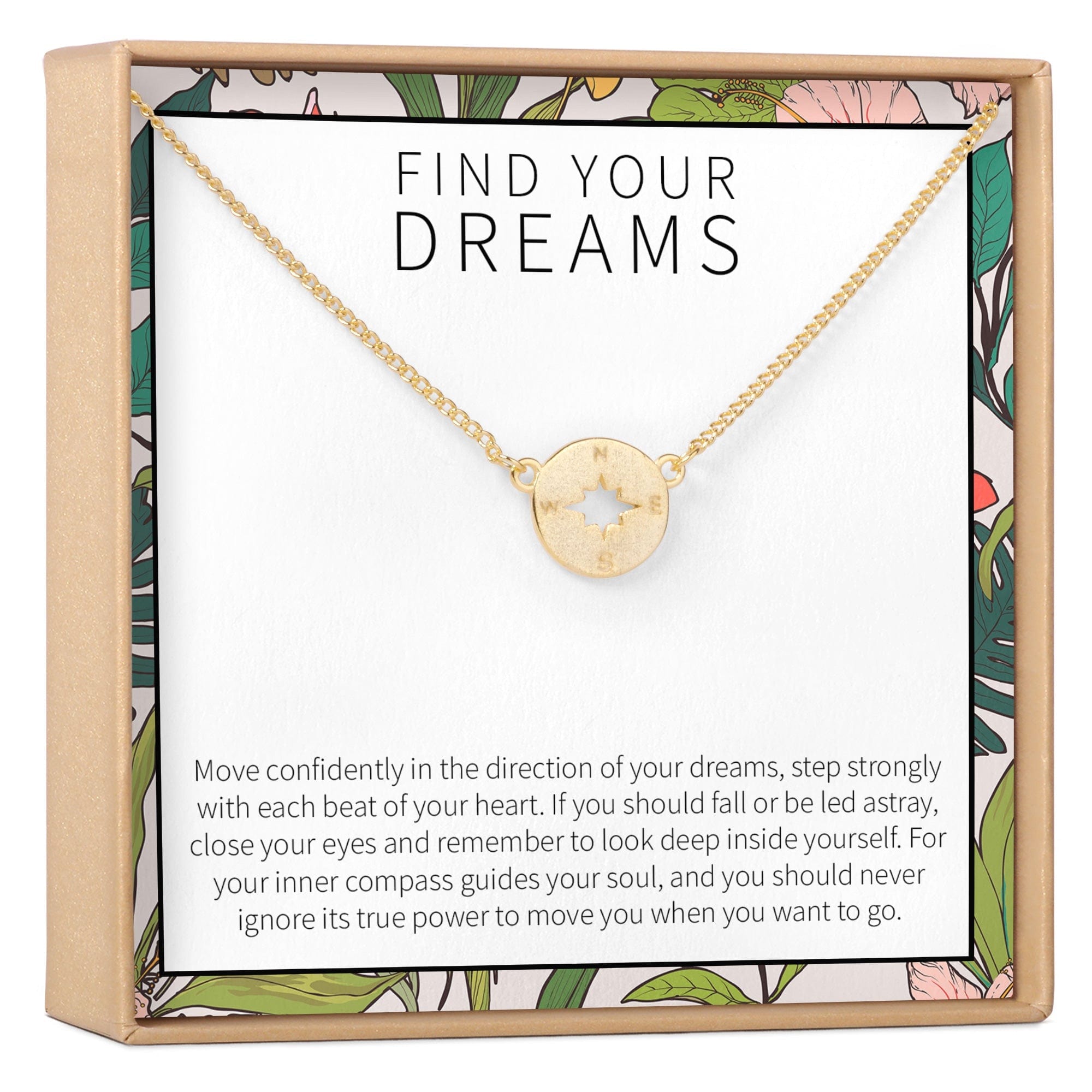 Compass Pendant Necklace