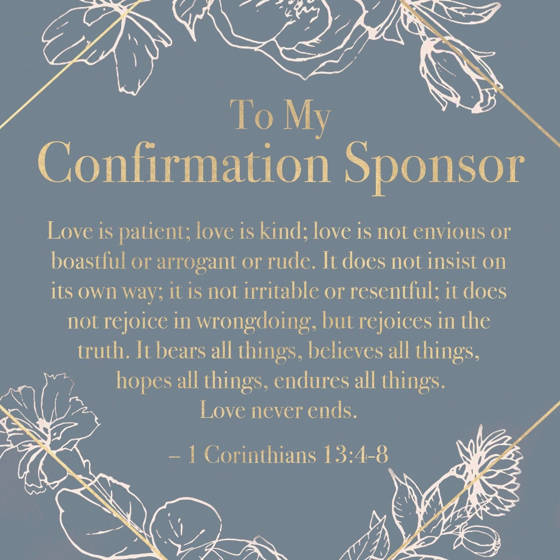 Confirmation Sponsor Spa Gift Box