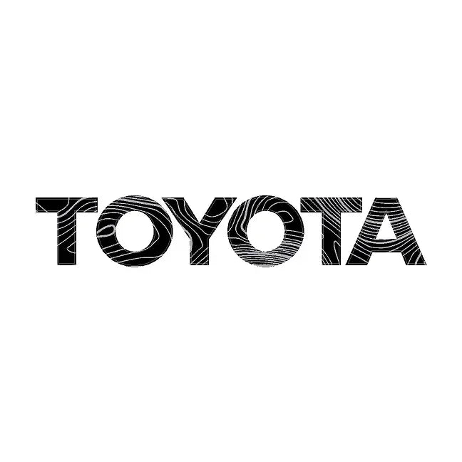 "TOYOTA" Topo Front Grille Emblem Kit - 2024+ Land Cruiser / 07-14 FJ Cruiser