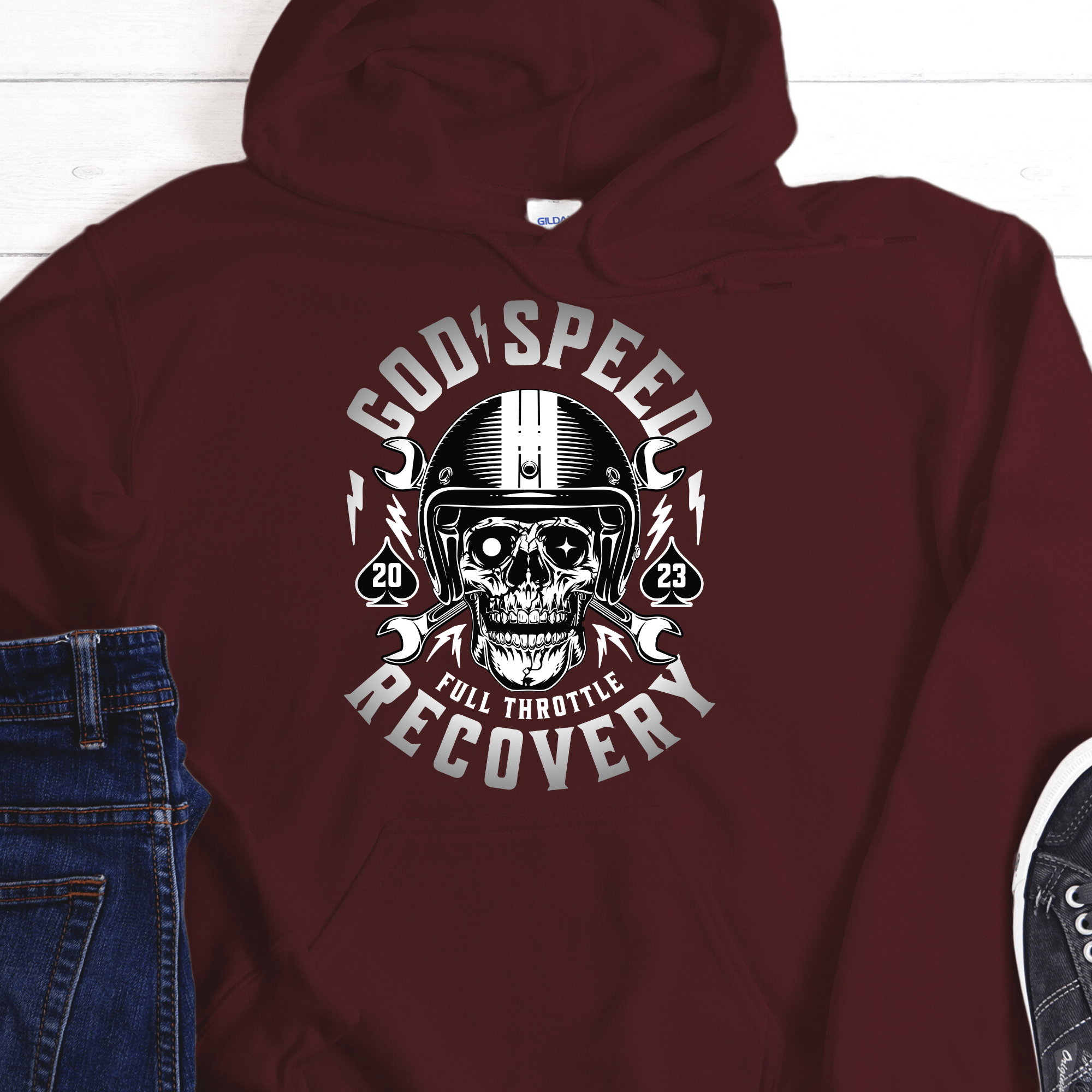 Custom Recovery Hoodie | Inspiring Sobriety | Full Throttle Recovery