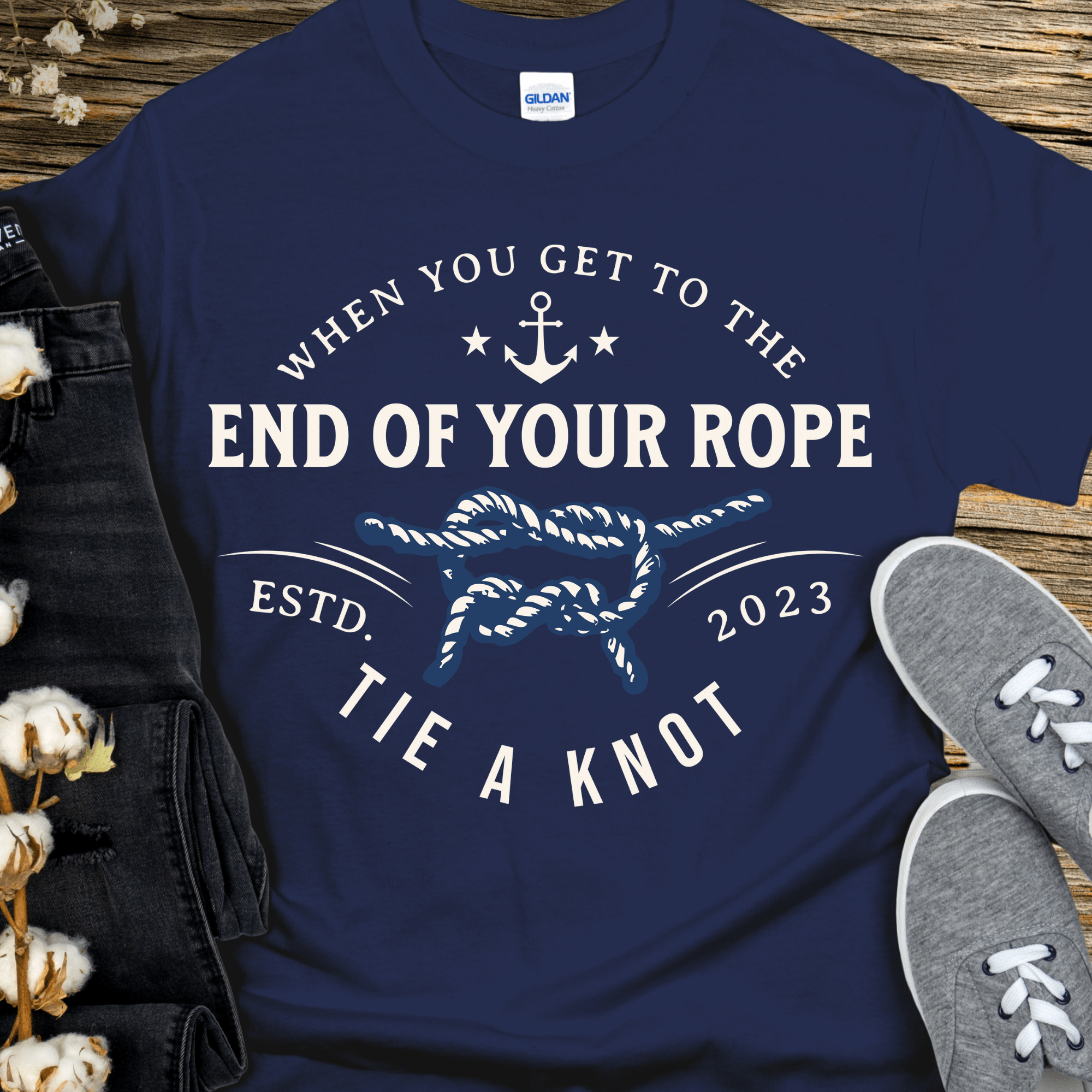 Custom Recovery T-Shirt | Inspiring Sobriety |  Tie a Knot