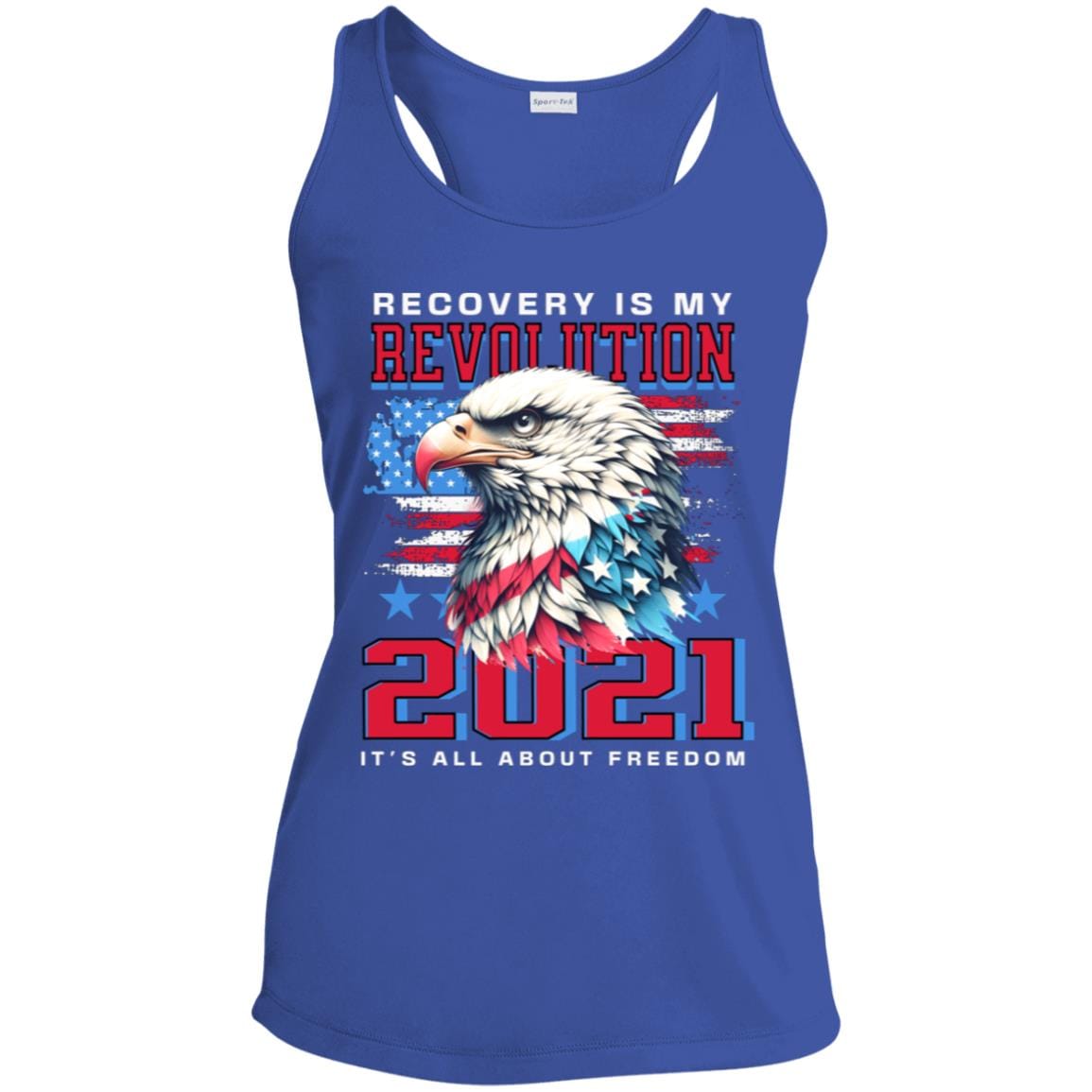 Custom Womens Recovery Tank | Inspiring Sobriety |  Recovery Is My Revolution