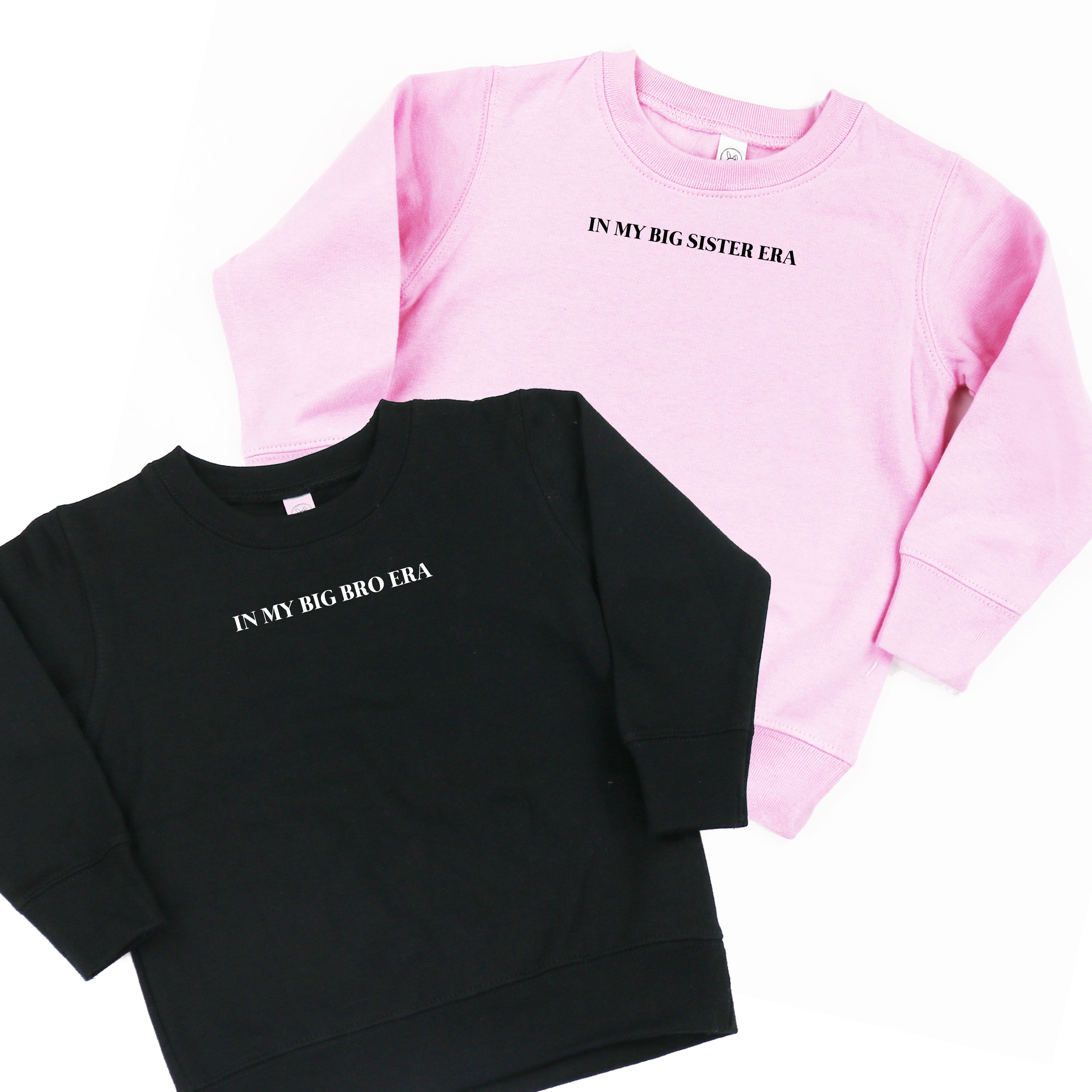 CUSTOM EMBROIDERED CHILD SWEATER - &amp;quot;IN MY ___ ERA&amp;quot; - (Tone on Tone Embroidery)