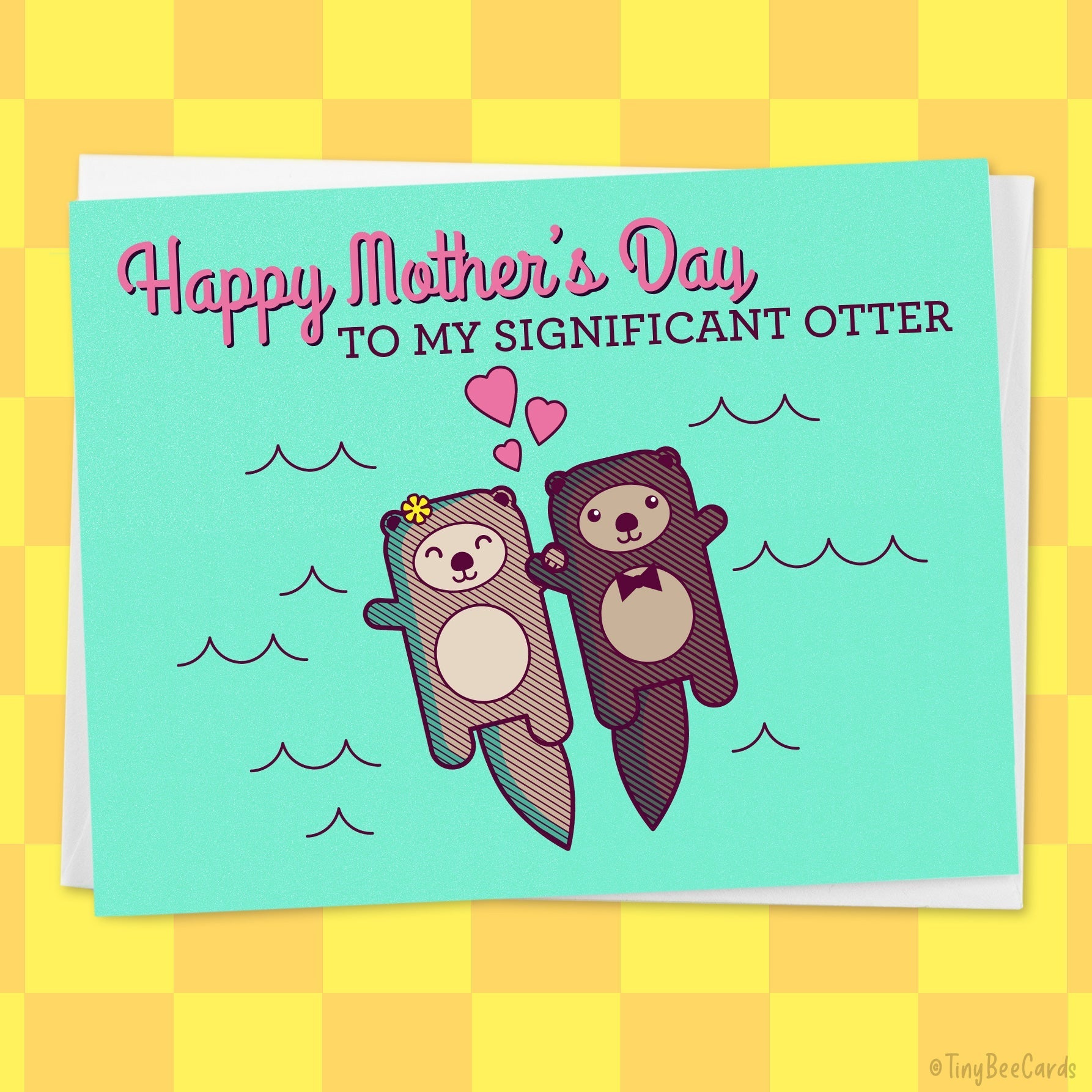 Cute Mother&amp;#39;s Day Card for Wife &amp;quot;Happy Mother&amp;#39;s Day to my Significant Otter&amp;quot;