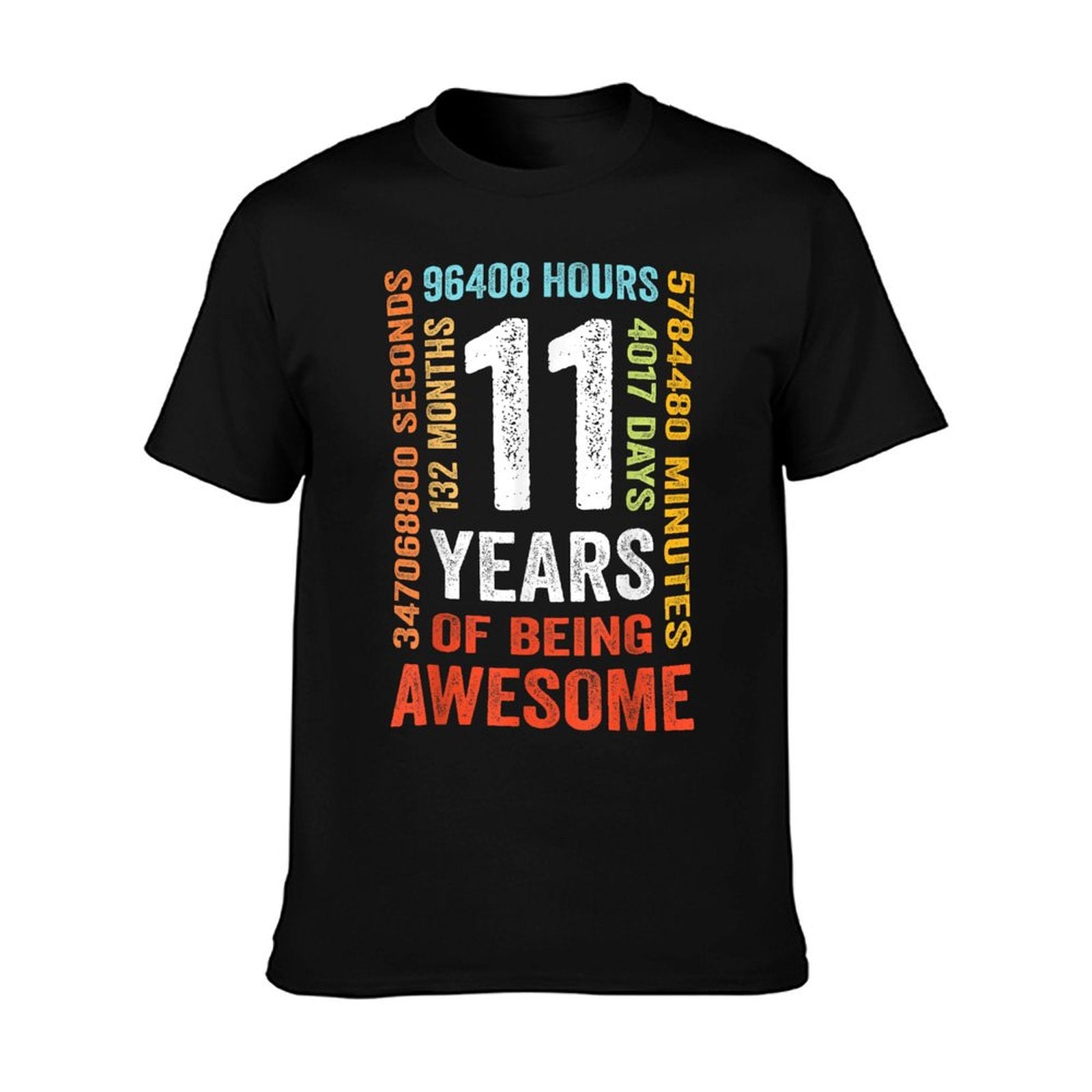 11 Years 132 Months Of Being Awesome 11th Birthday Gift T-Shirt