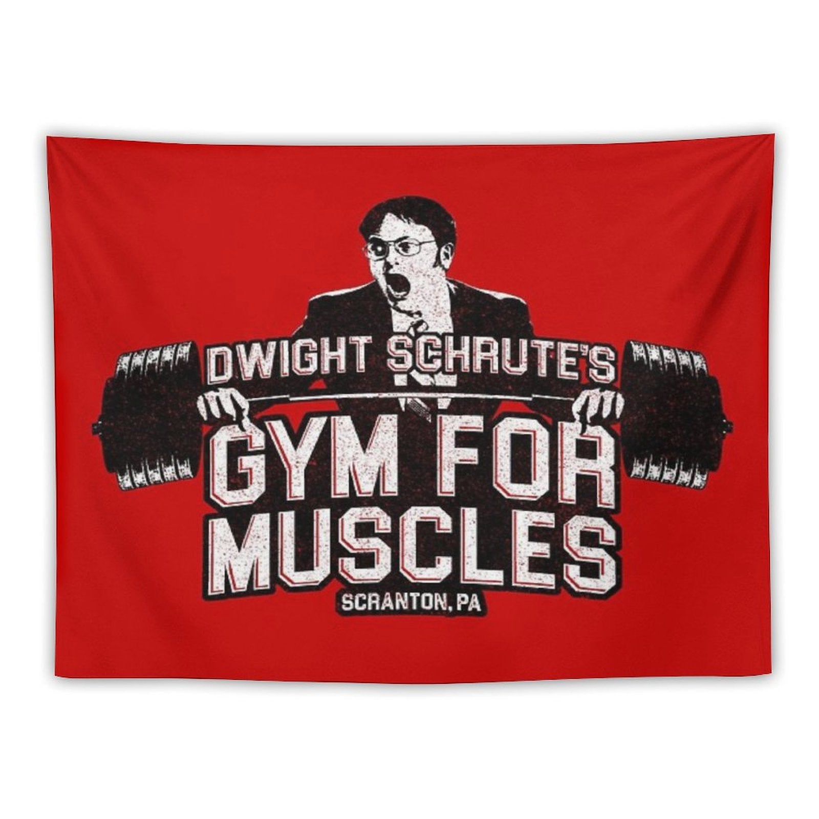 Dwight Schrute&amp;#39;s Gym For Muscles Tapestry