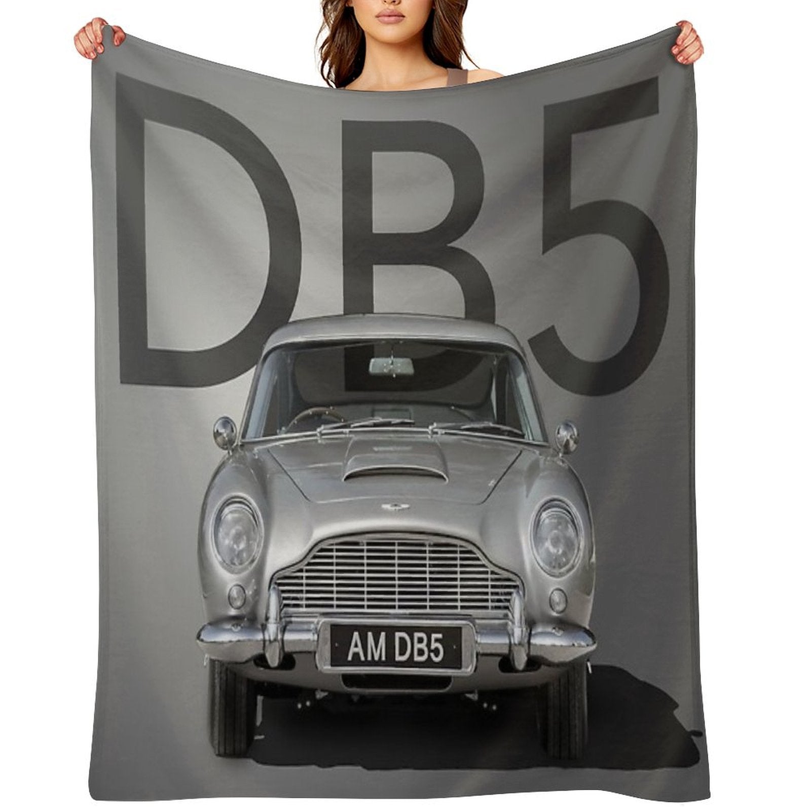 Aston Martin DB5 Throw Blanket