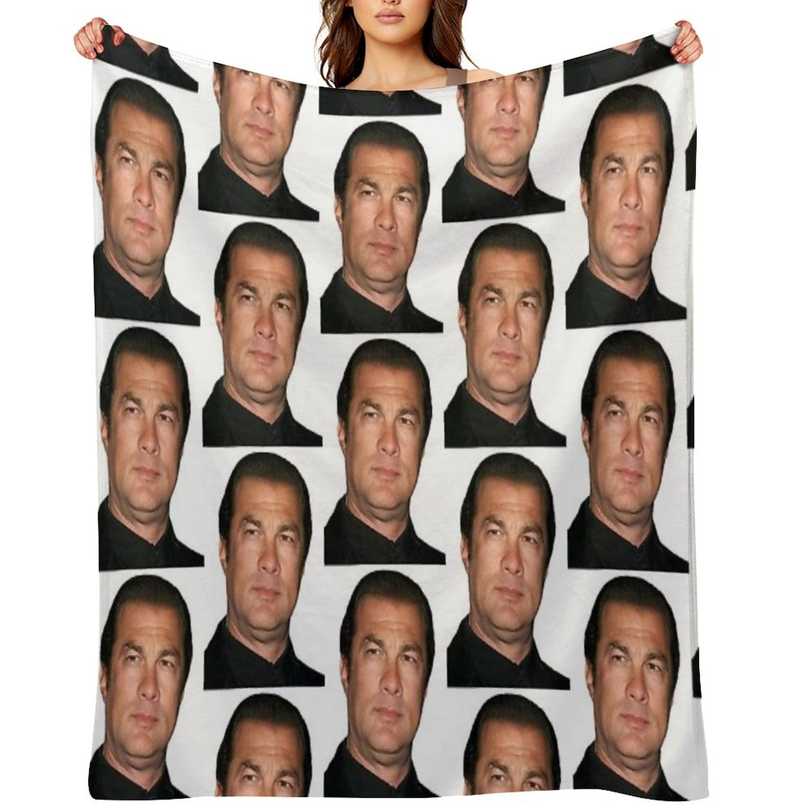 Steven Seagal Throw Blanket