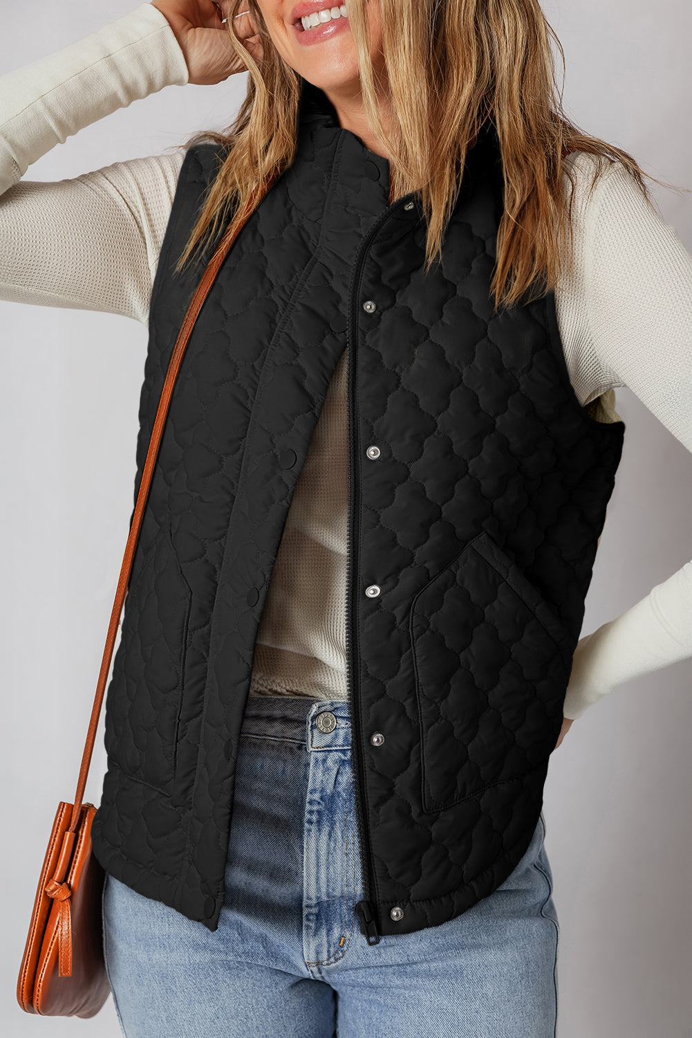 Evelyn Zip Up Winter Vest