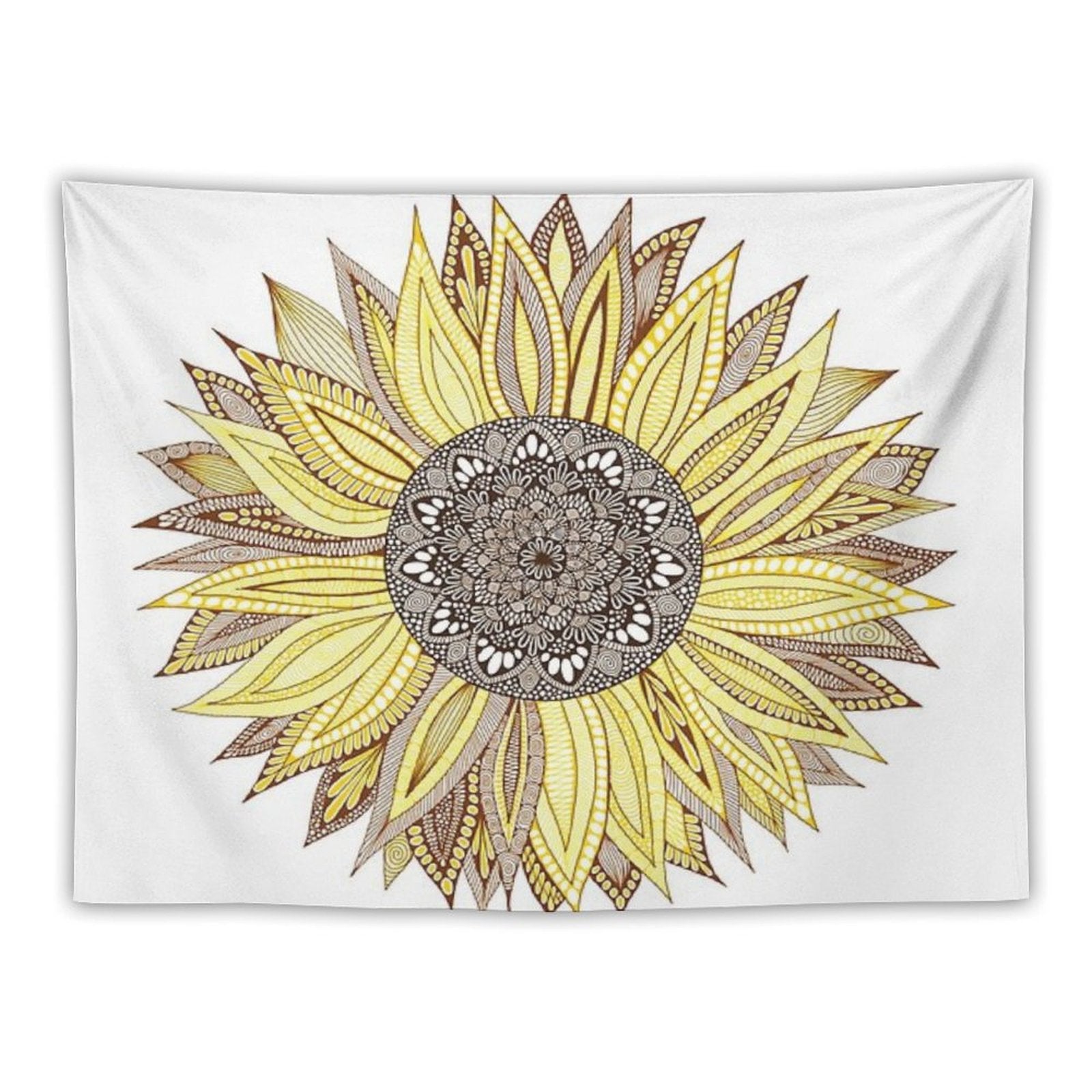 Sunflower Mandala Tapestry