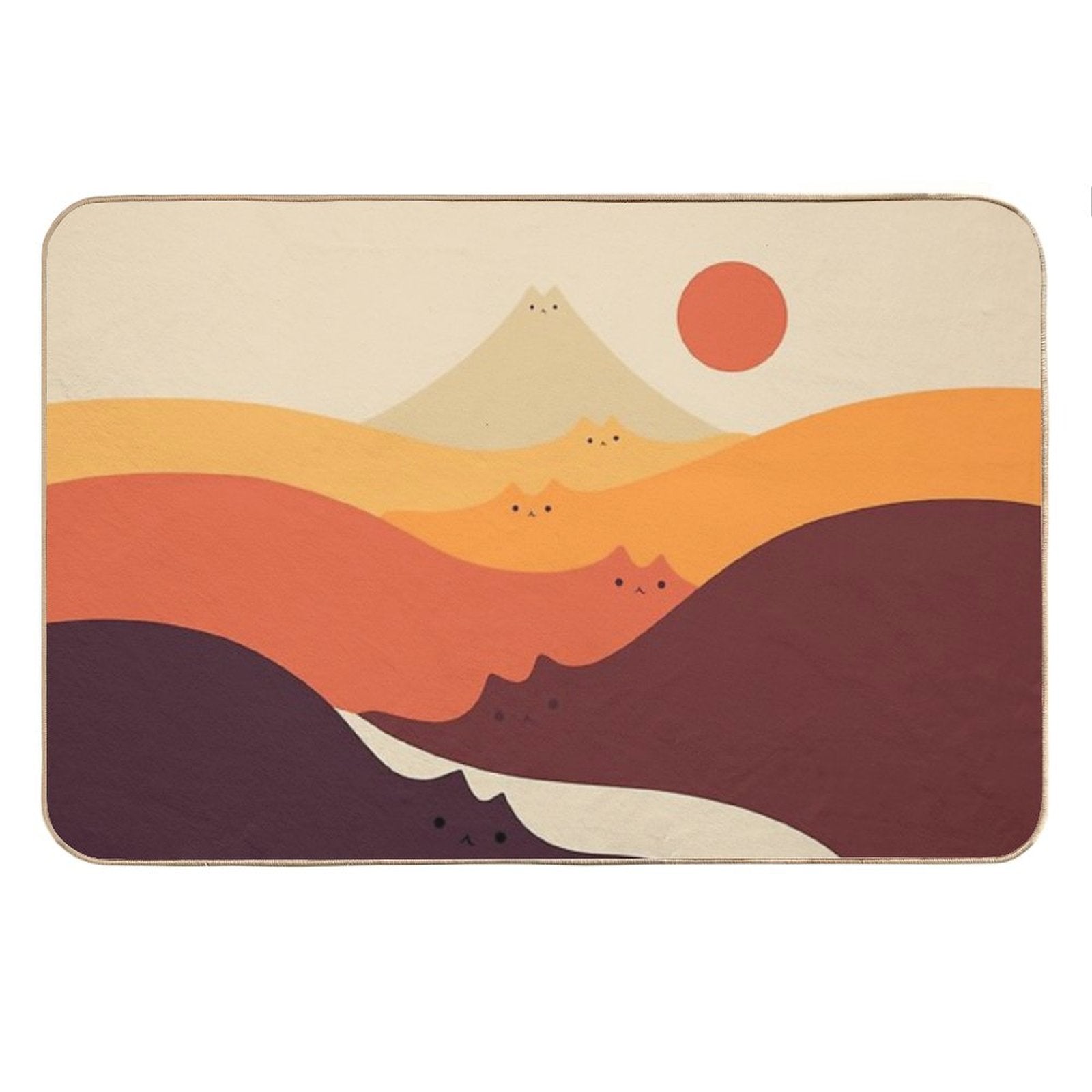 Cat Landscape 87 Bath Mat