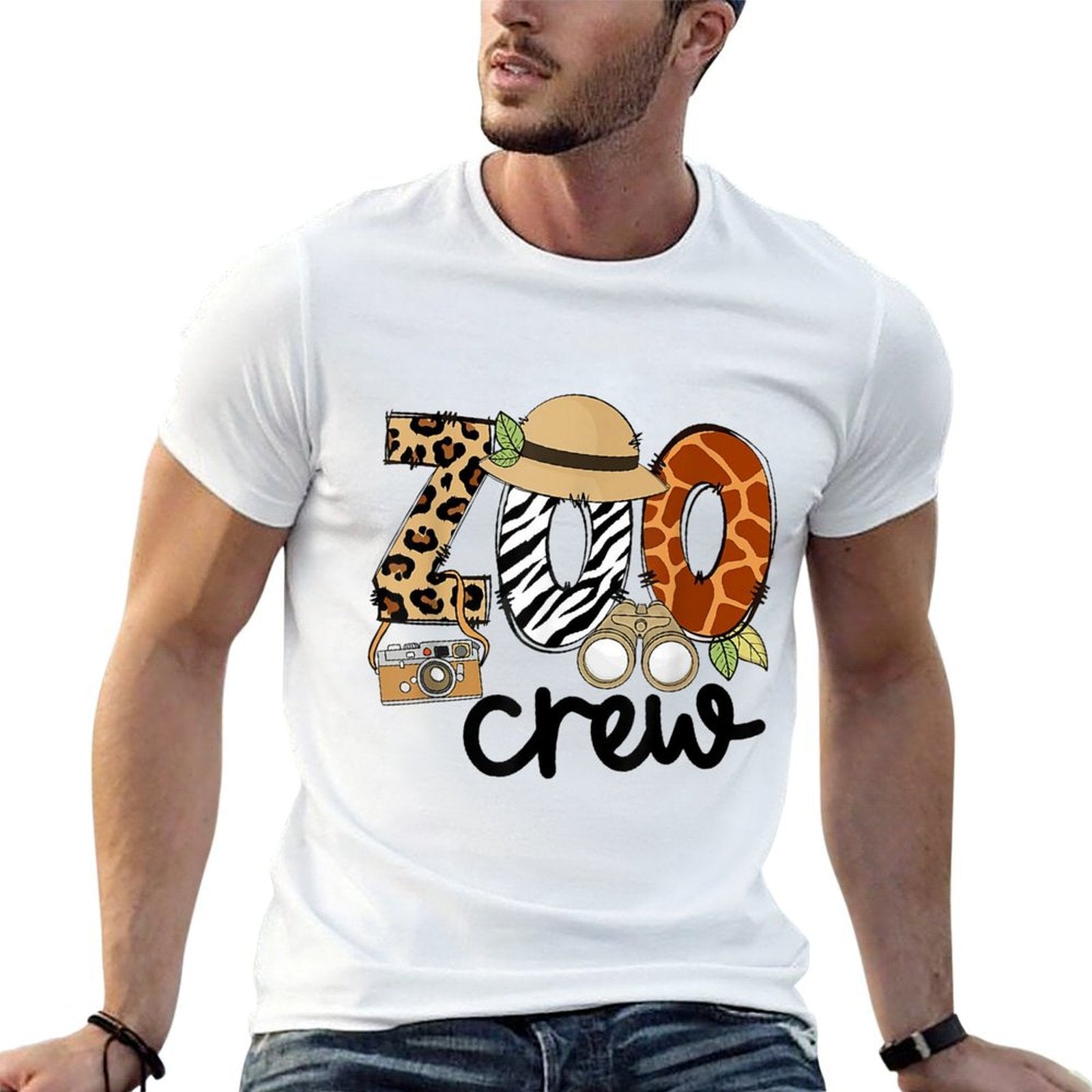 Zoo Crew Leonard Safari Animal Kingdom Zoo Keeper Kids  Wrinkle-resistant T-Shirt