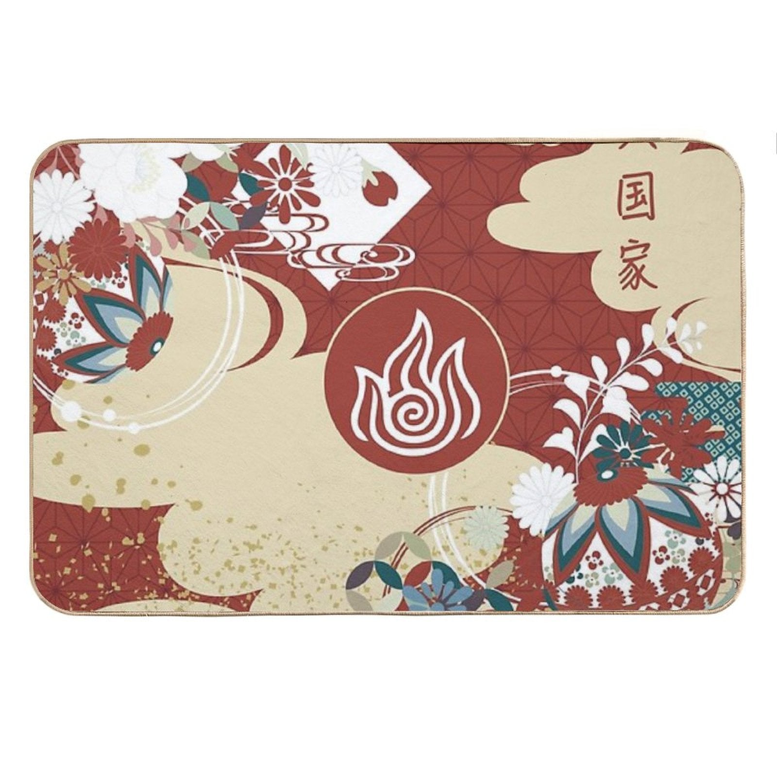 Fire Nation Tapestry Bath Mat