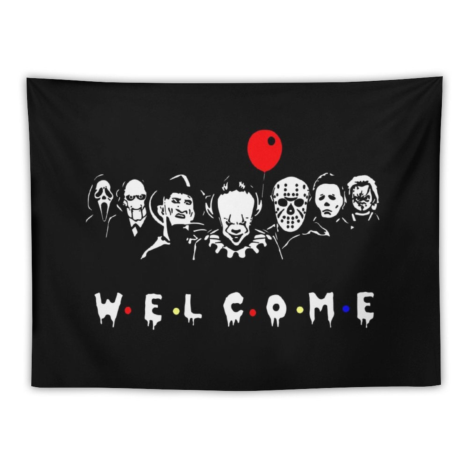 Halloween Welcome Tapestry