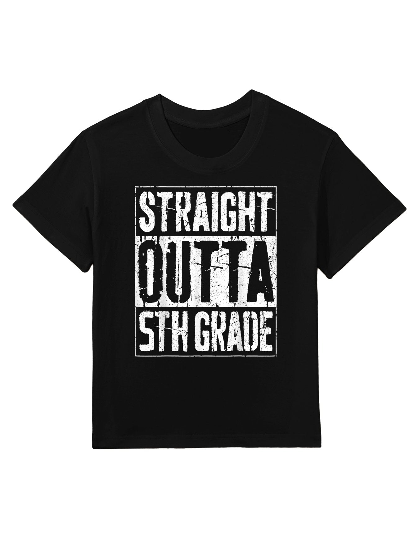 Straight Outta 5th Grade Kids Fifth Grade Graduation Kids T-Shirt