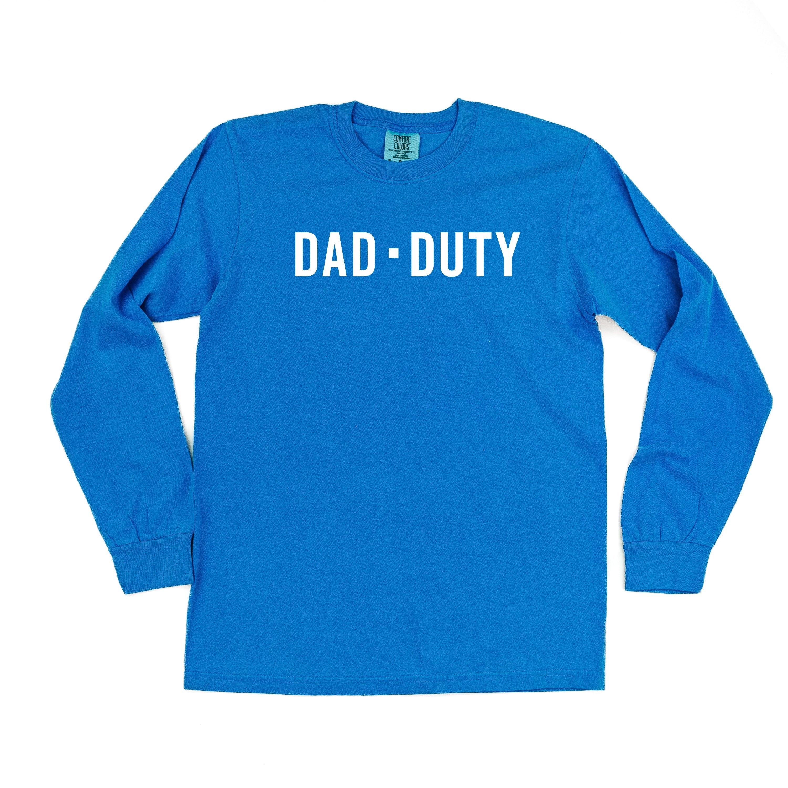Dad-Duty - Long Sleeve Comfort Colors Tee