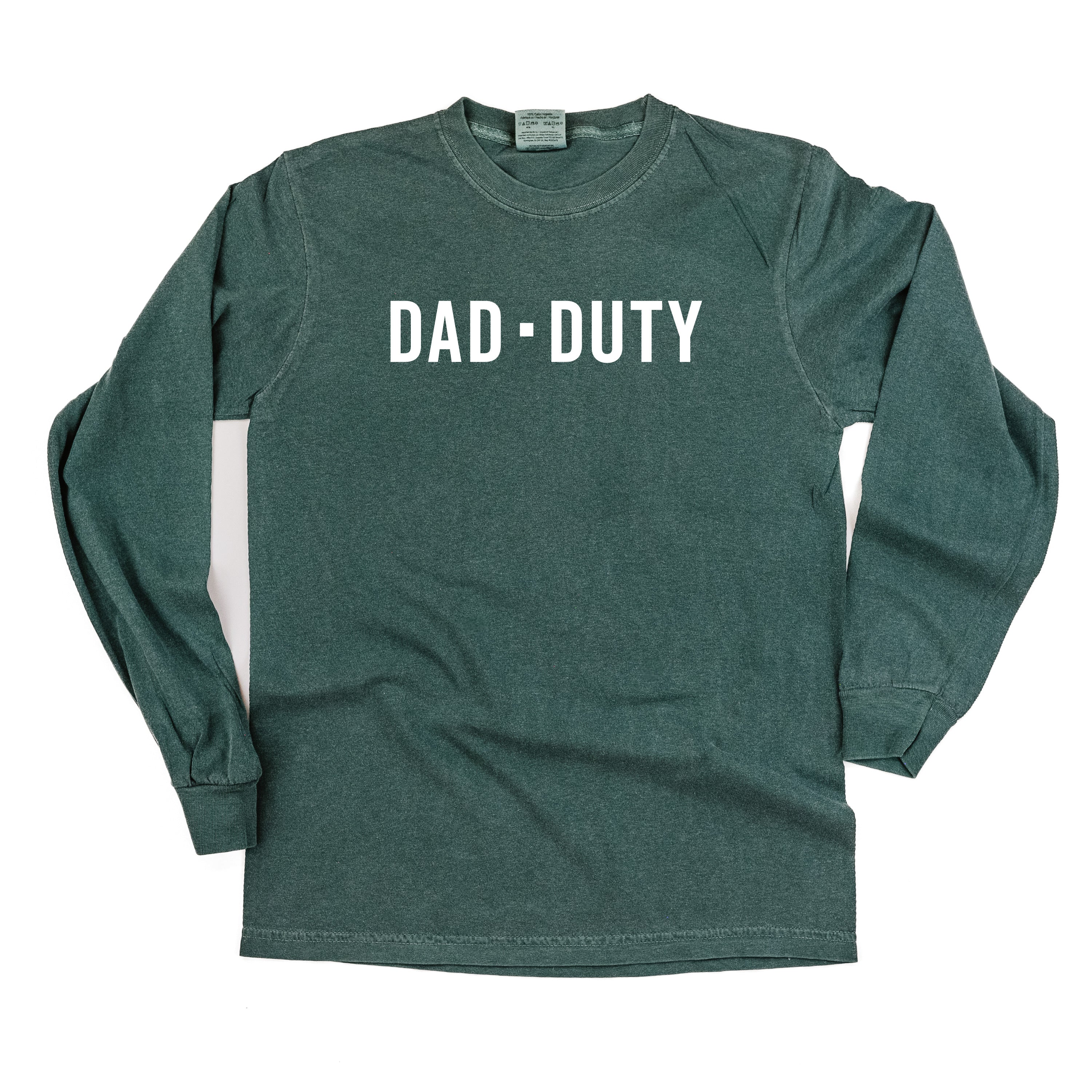 Dad-Duty - Long Sleeve Comfort Colors Tee